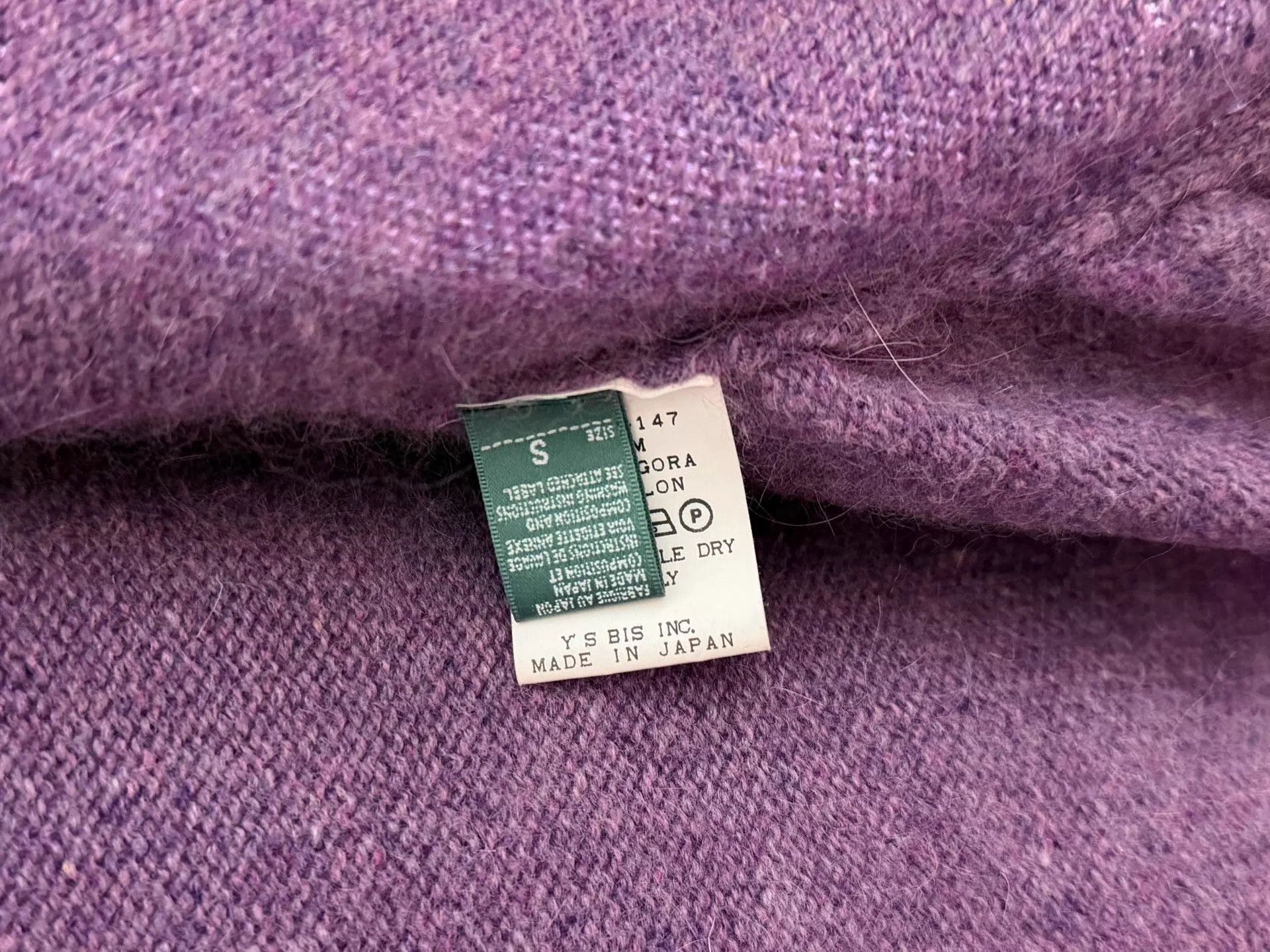 Y's Y's bis limi lambswool & angora lantern sleeve knit cardigan Size S / US 4 / IT 40 - 8 Thumbnail