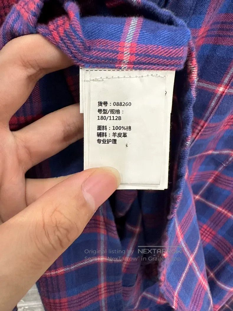 Chrome Hearts CHROME HEARTS Size XL Star patch plaid shirt Size US XL / EU 56 / 4 - 6 Thumbnail