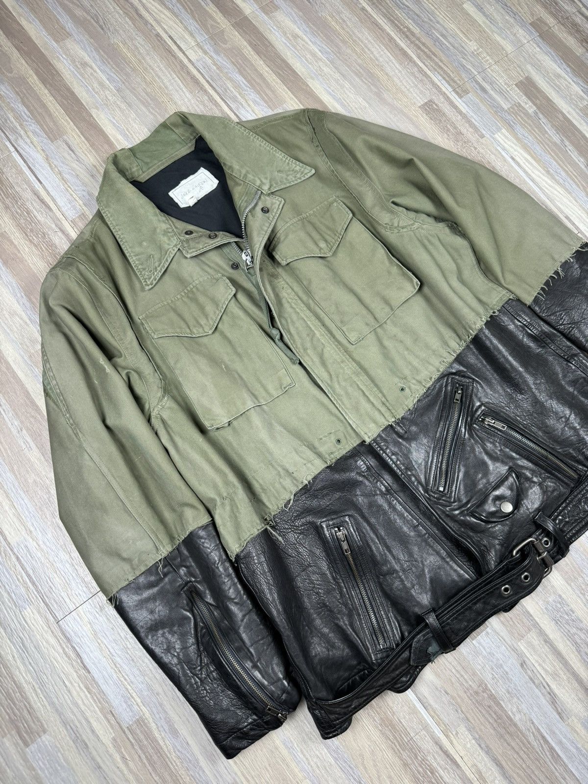 Greg Lauren 50/50 M51 / Leather Jacket | Grailed