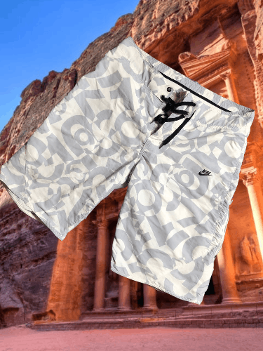 Nike × Vintage Vintage Nke Y2K Swimming Surf Shorts Size 33 Size US 33 - 1 Thumbnail