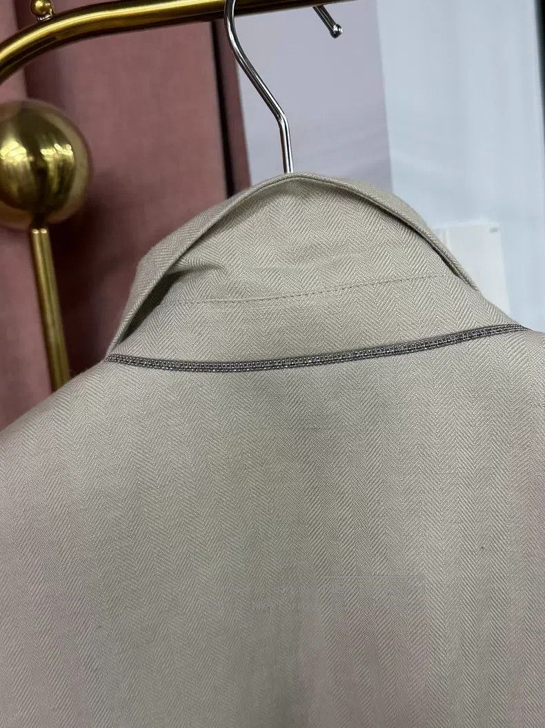 Brunello Cucinelli Brunello Cucinelli Tie Belt Suit Jacket Jacket Size XS / US 0-2 / IT 36-38 - 3 Thumbnail
