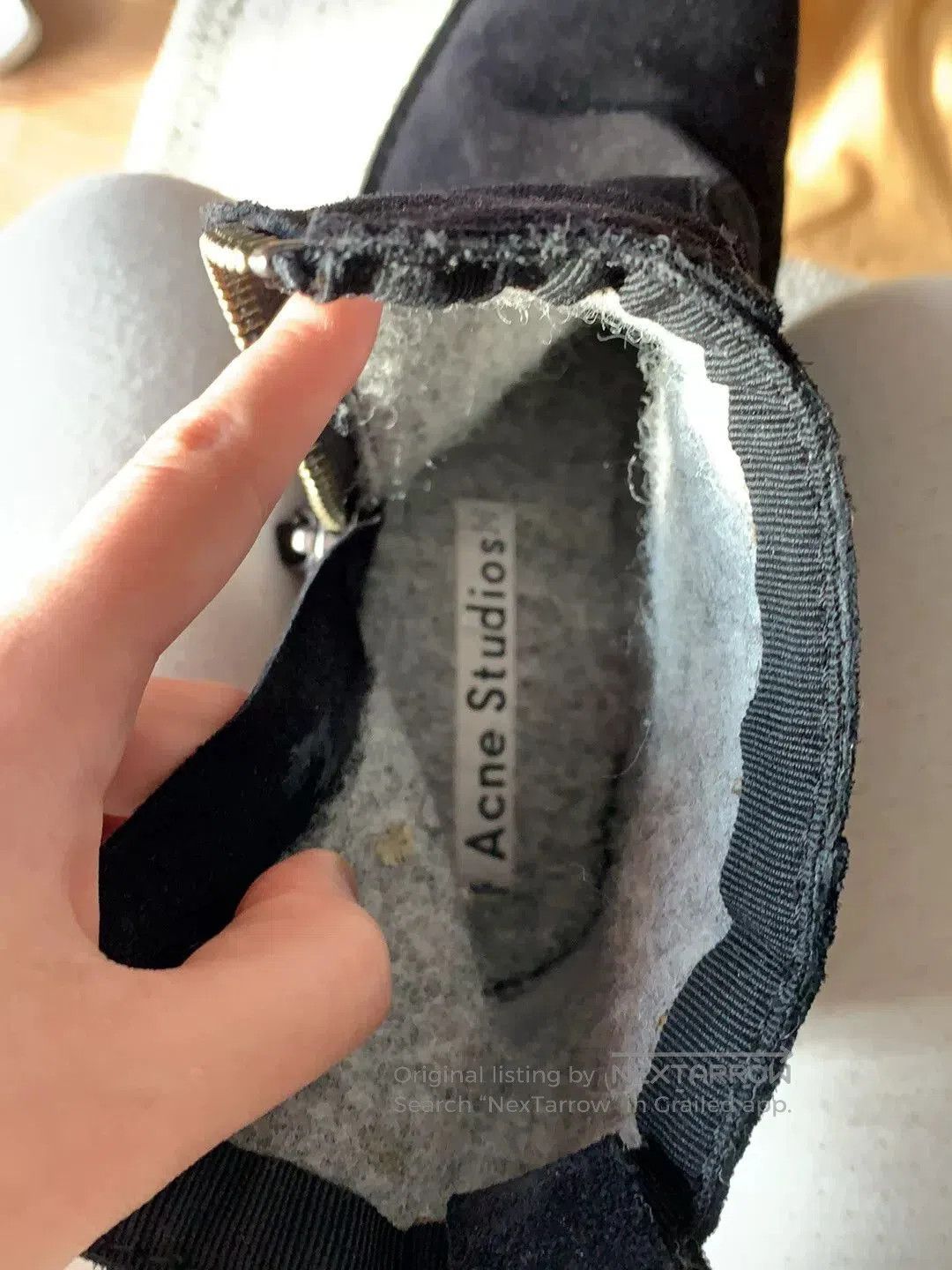 Acne Studios Acne Studios Pistol 37 Suede Ankle Boots. Size US 6 / IT 36 - 3 Thumbnail