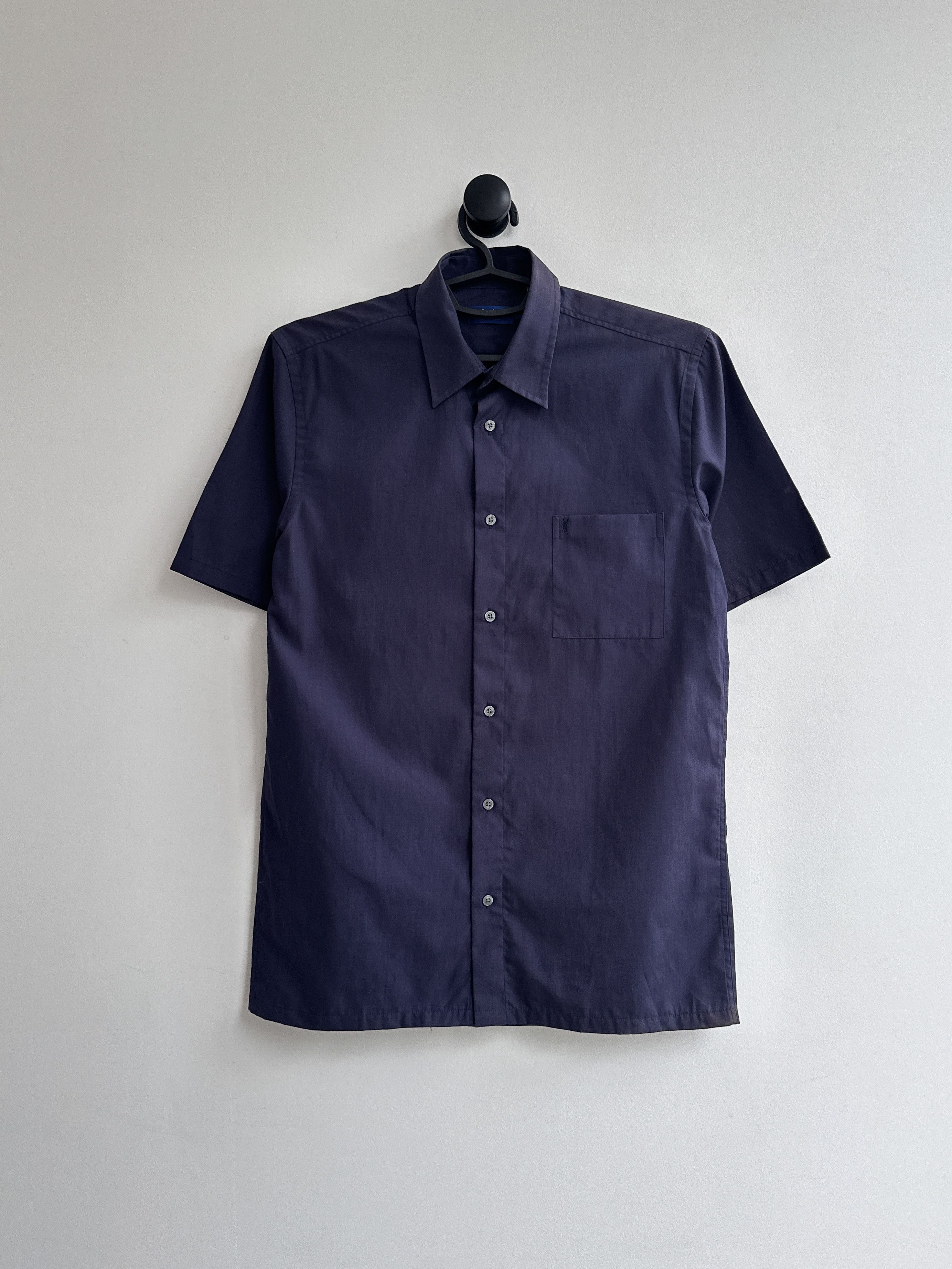 Yves Saint Laurent Yves Saint Laurent YSL Short Sleeve Shirt Size S / US 4 / IT 40 - 1 Thumbnail