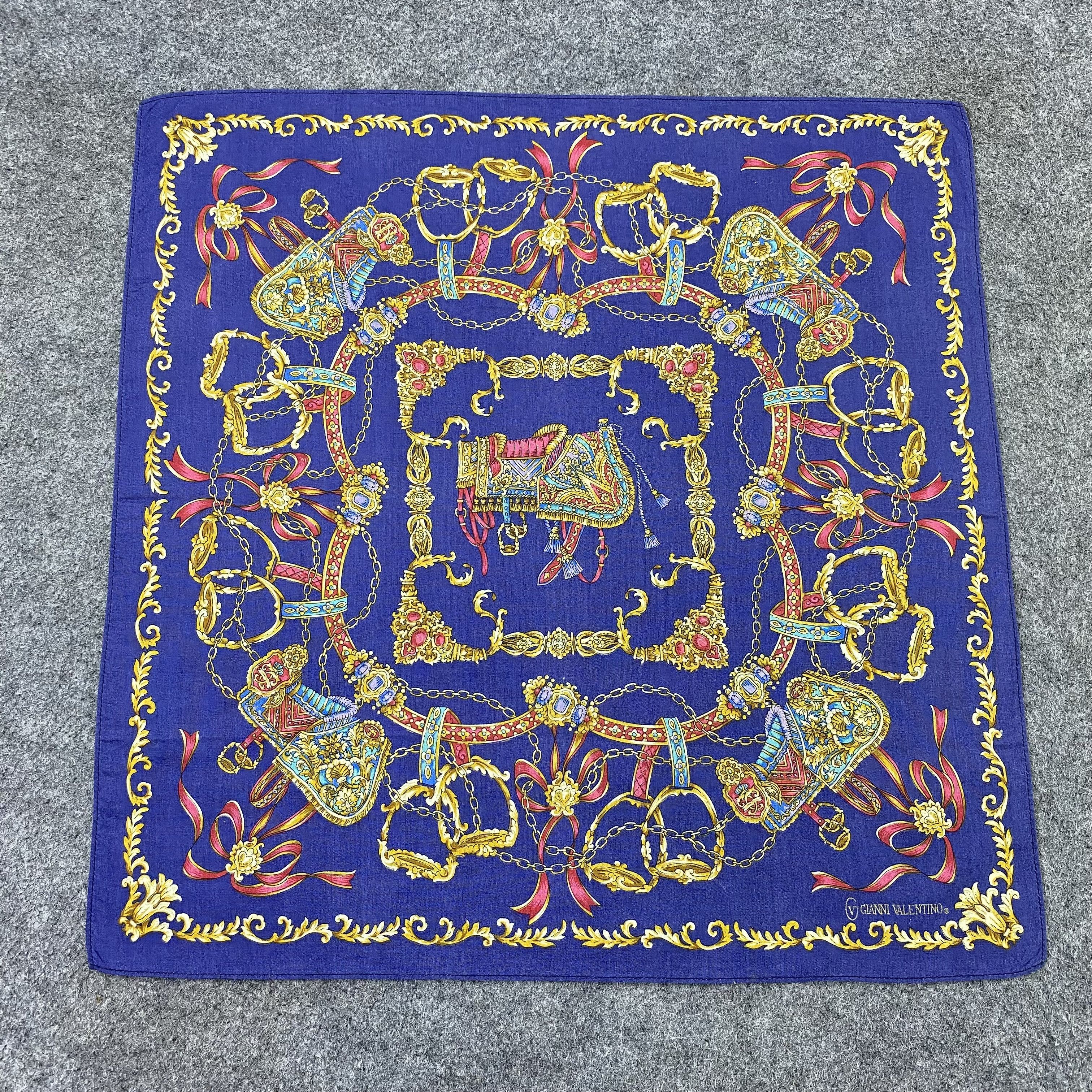 Gianni Valentino Gianni Valentino Handkerchief Neckerchief Bandana-B2022 Size ONE SIZE - 3 Thumbnail