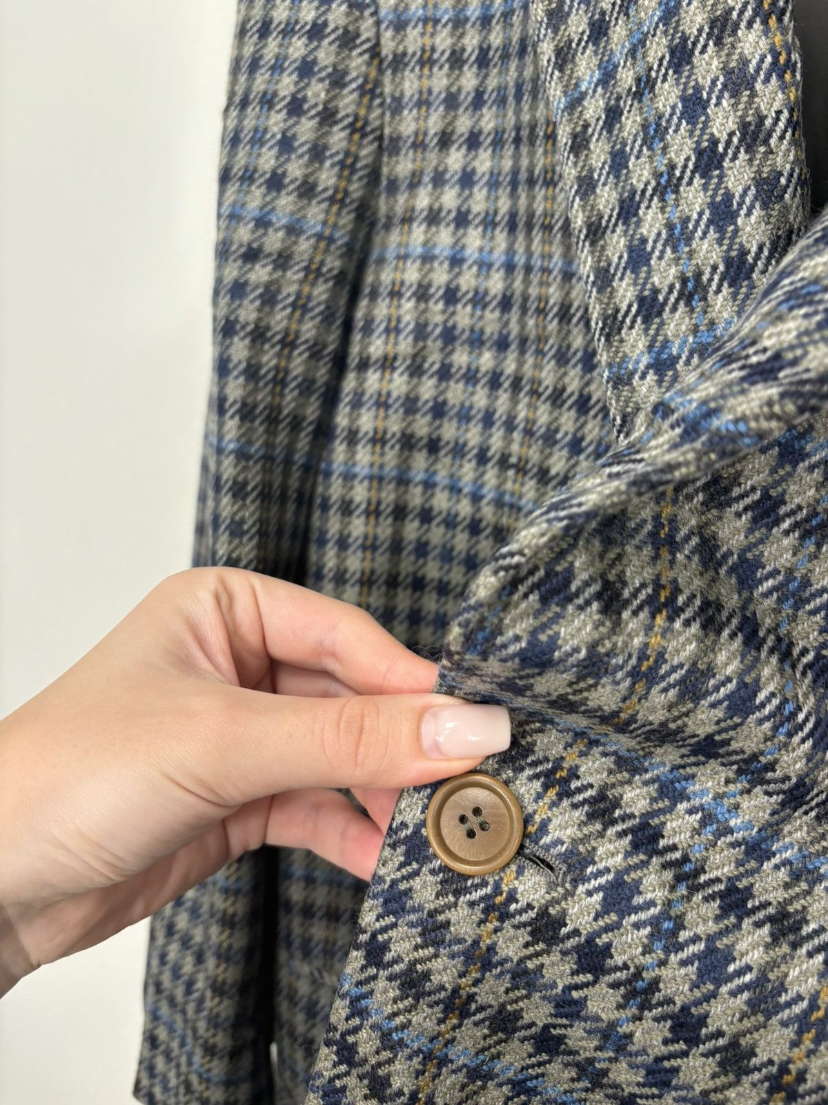 Loro Piana Vintage Nino Danieli Loro Piana Ing Cashmere Blazer Jacket Size 46R - 8 Thumbnail