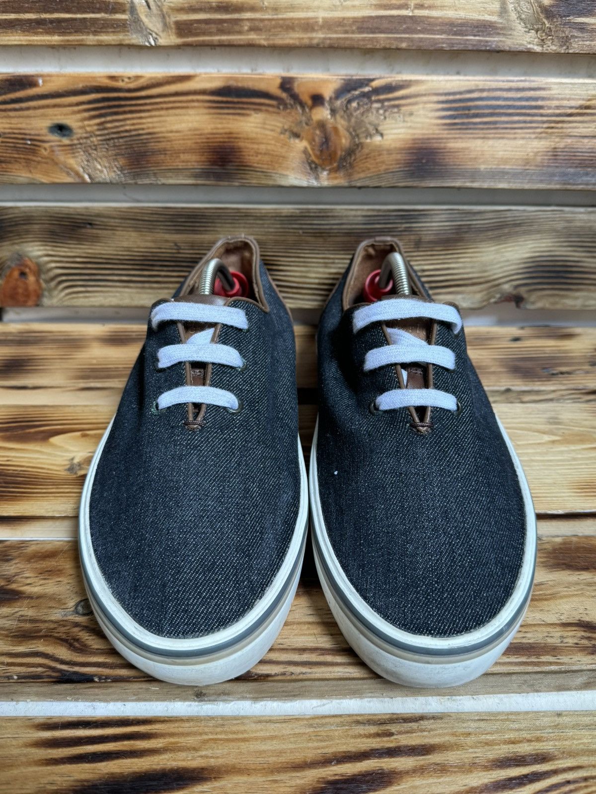 Berluti Trimmed denim trainers Size US 9 / EU 42 - 3 Thumbnail