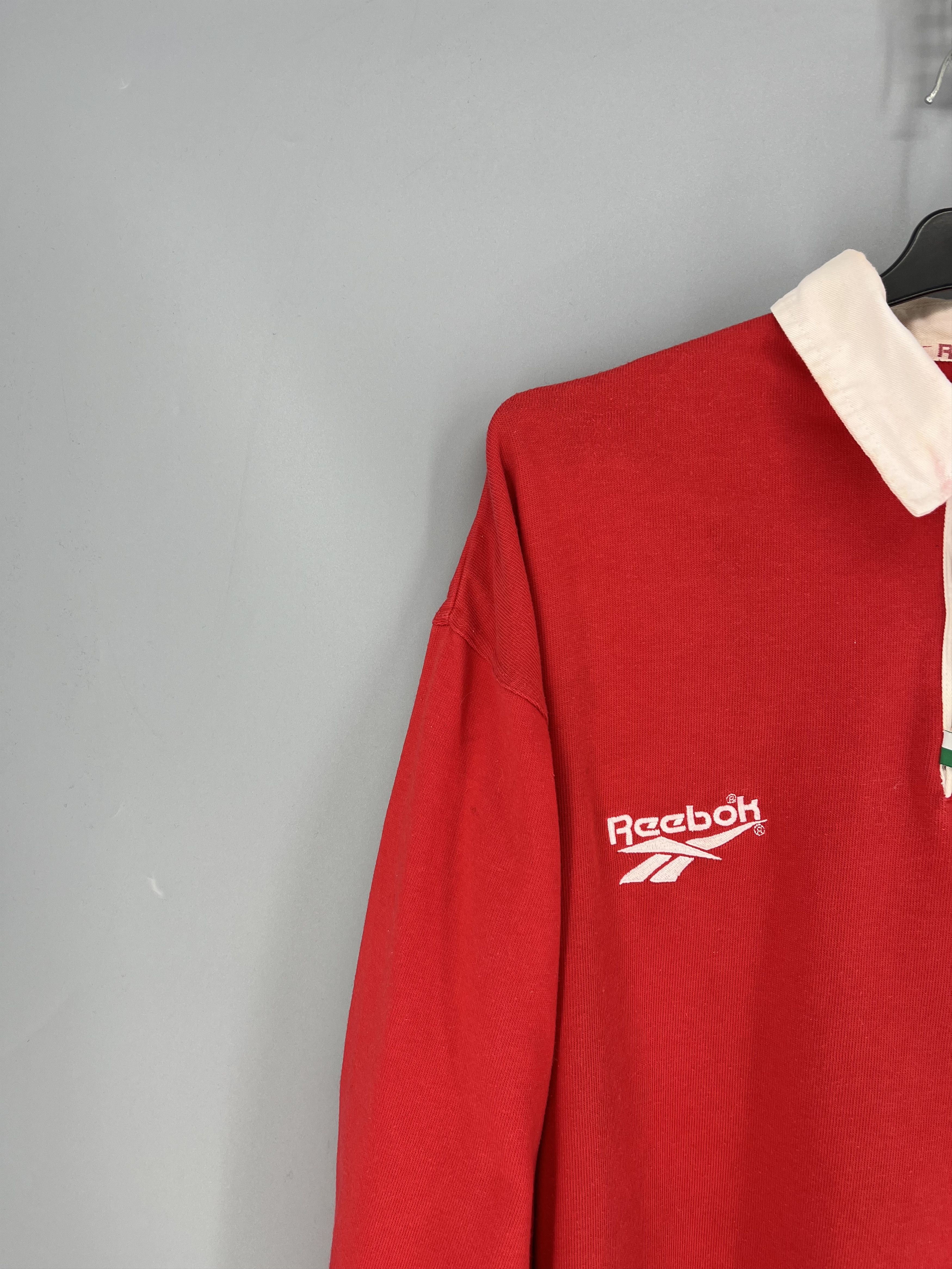 Reebok 90's Wales Rugby Union Reebok Jersey Long Sleeve Shirt Size US L / EU 52-54 / 3 - 4 Thumbnail