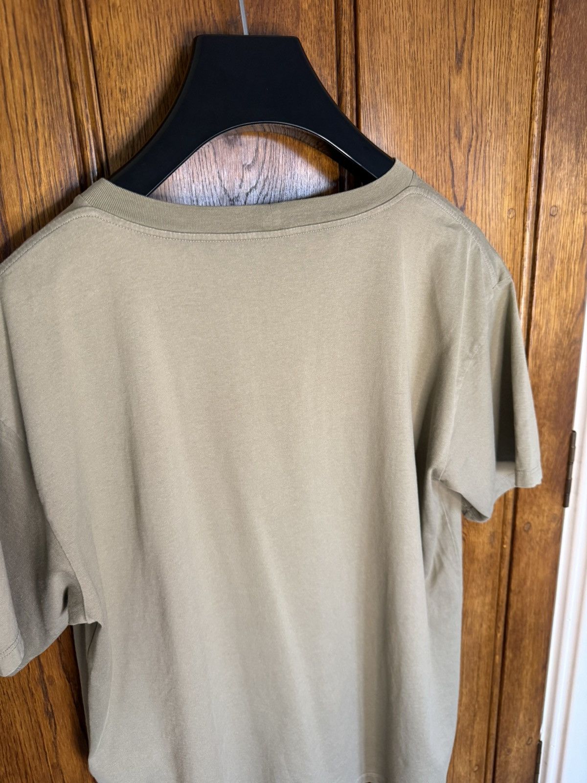 Celine Celine logo t shirt Hedi Slimane khaki green M grail Size US M / EU 48-50 / 2 - 19 Thumbnail