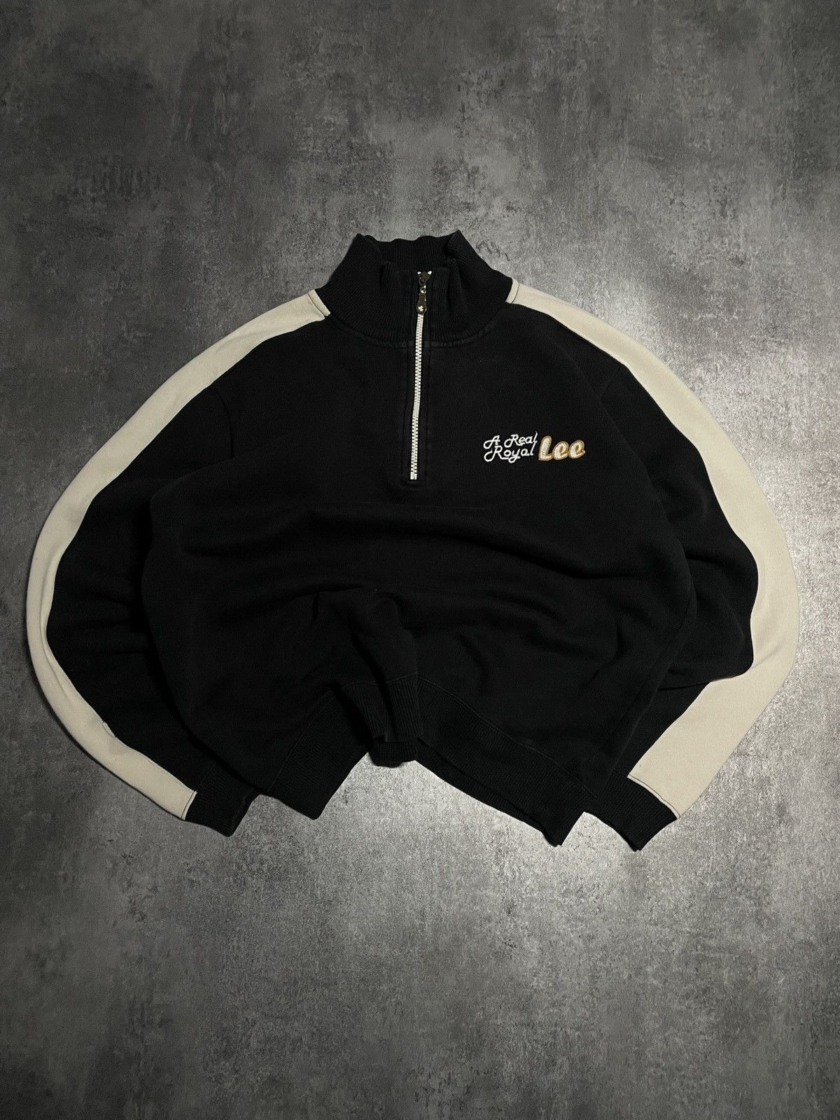 Lee 🔥RARE🔥Vintage Y2K Lee Sweatshirt Half Zip Rare Hype Boxy Size US S / EU 44-46 / 1 - 1 Thumbnail