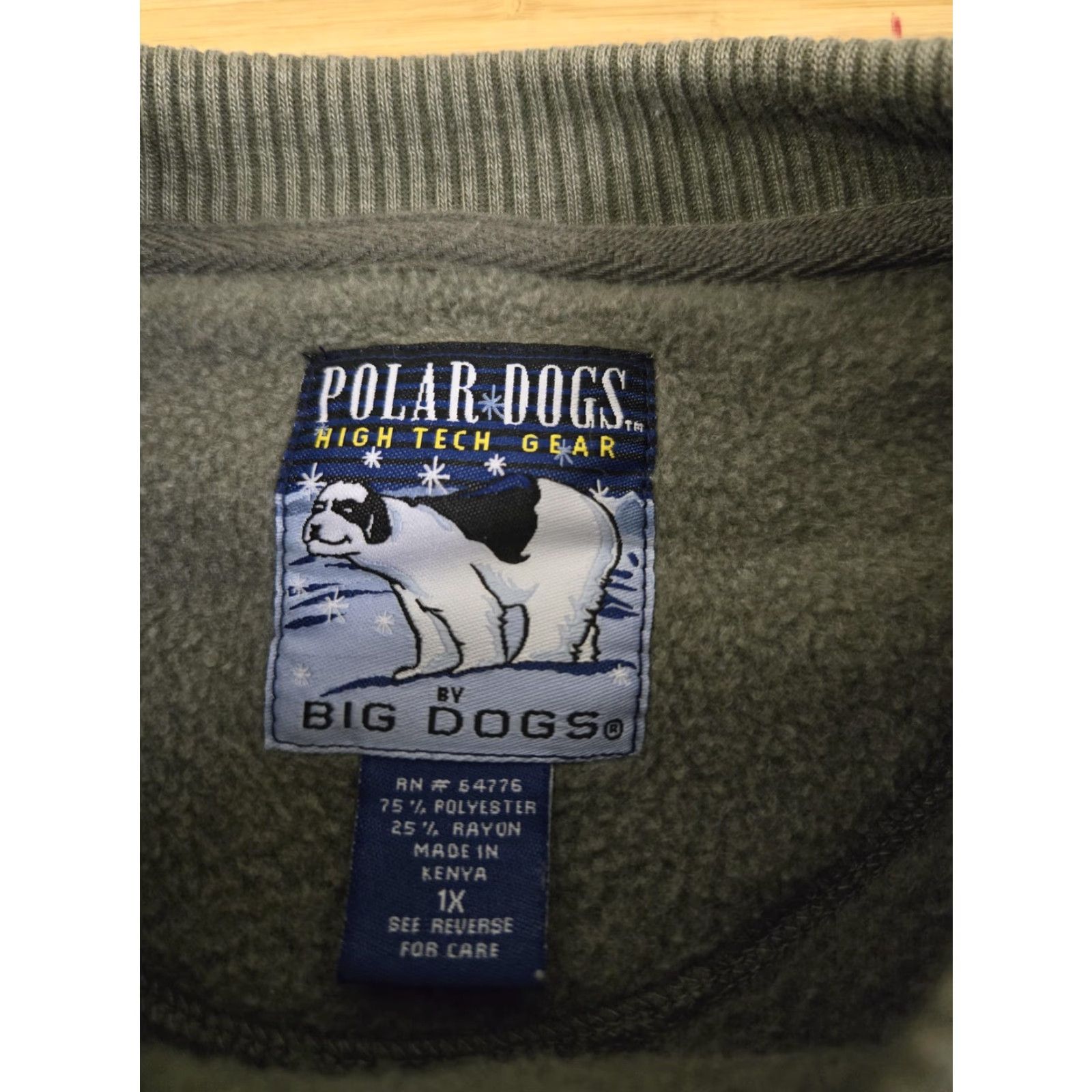 Big Dogs Big Dogs Sweatshirt Mens 1X Gray Fleece Crewneck Embroidered Logo Size US XL / EU 56 / 4 - 6 Thumbnail