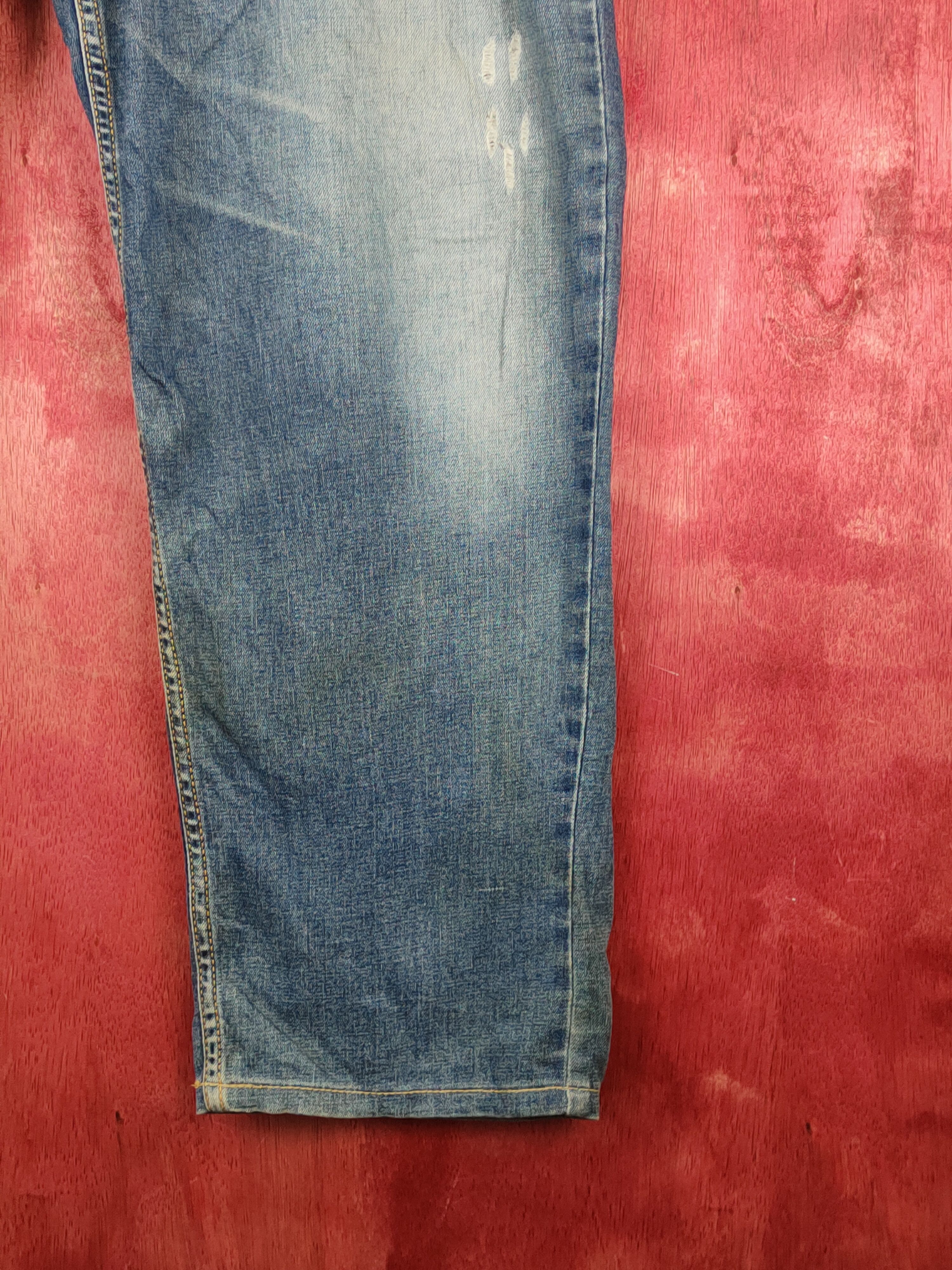 JOSEPH HOMME Joseph Homme Blue Faded Distressed Ripped Jeans #S1643 Size US 36 / EU 52 - 6 Thumbnail