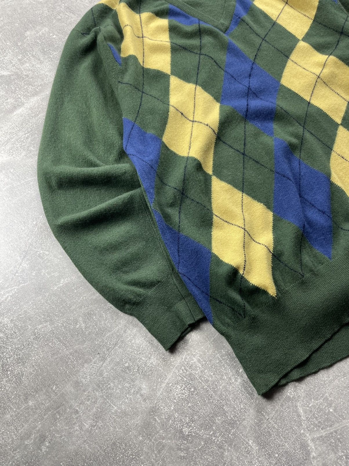 Ballantyne Vintage Ballantyne Argyle Sweater Super Geelong Lambswool Size US M / EU 48-50 / 2 - 3 Thumbnail
