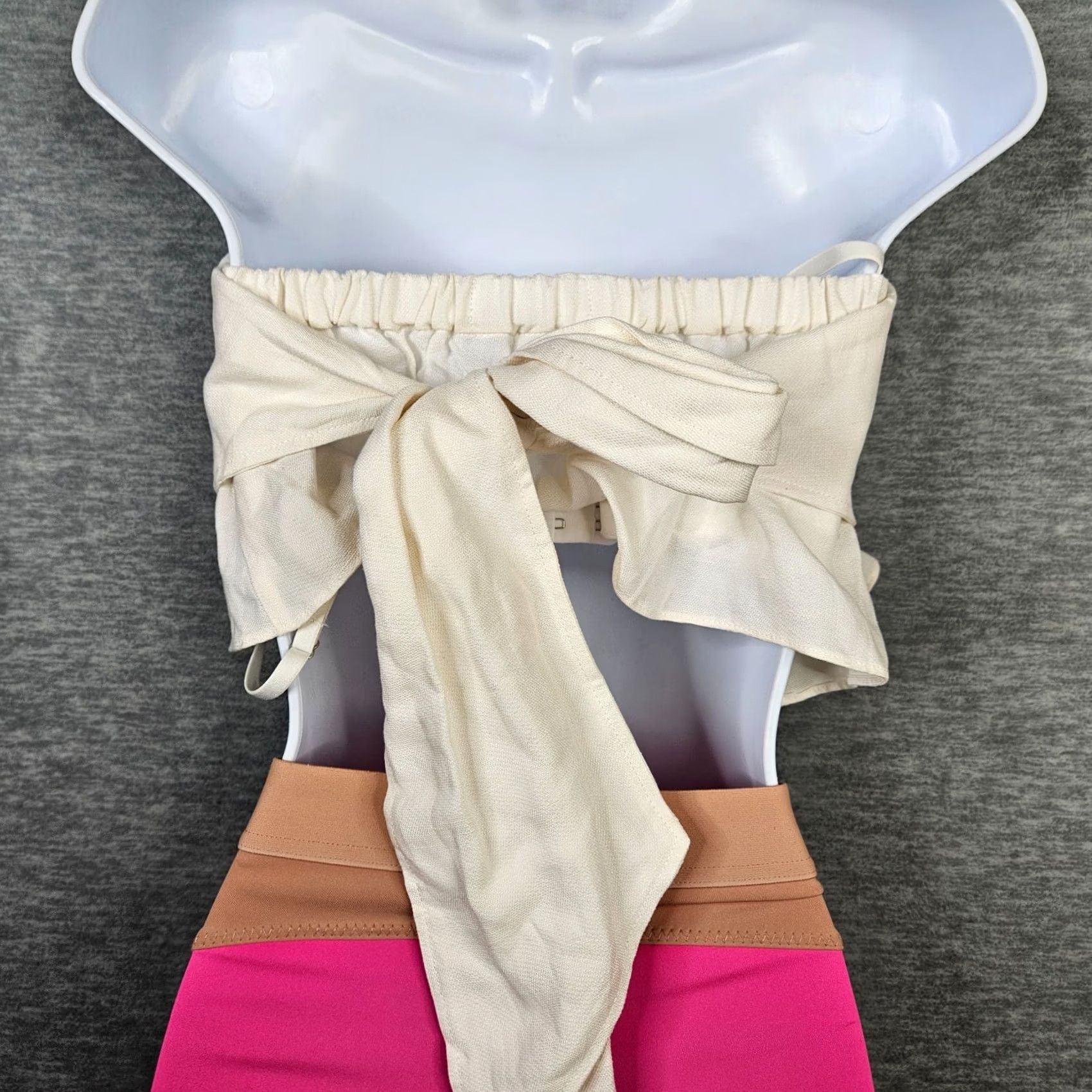 Apiece Apart APIECE APART Women's White Cropped Ruffle Off the Shoulder Top Size 0 Size XS / US 0-2 / IT 36-38 - 2 Thumbnail
