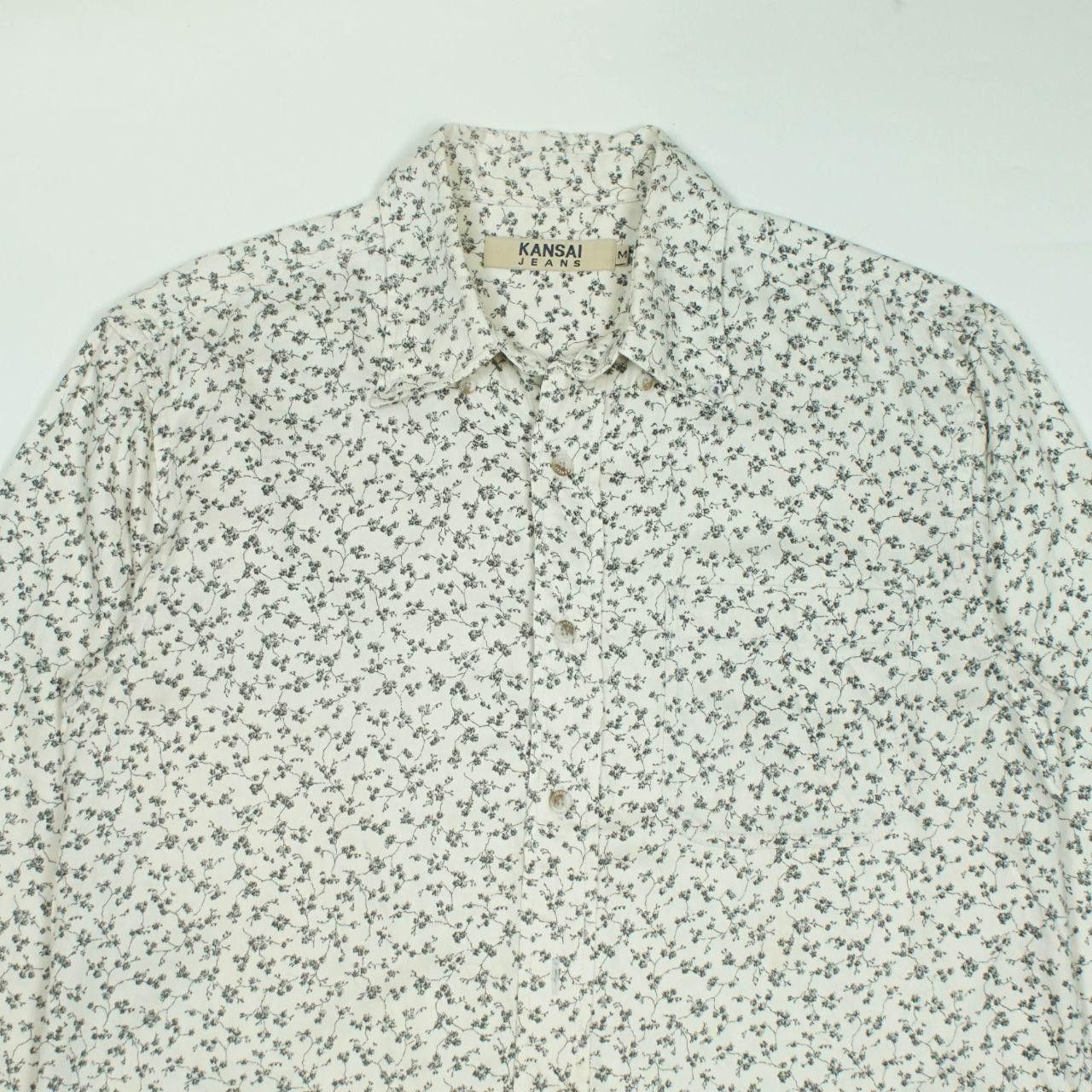 Kansai Yamamoto *NoTariff Kansai Yamamoto Pattern LS Shirt Size US M / EU 48-50 / 2 - 2 Thumbnail