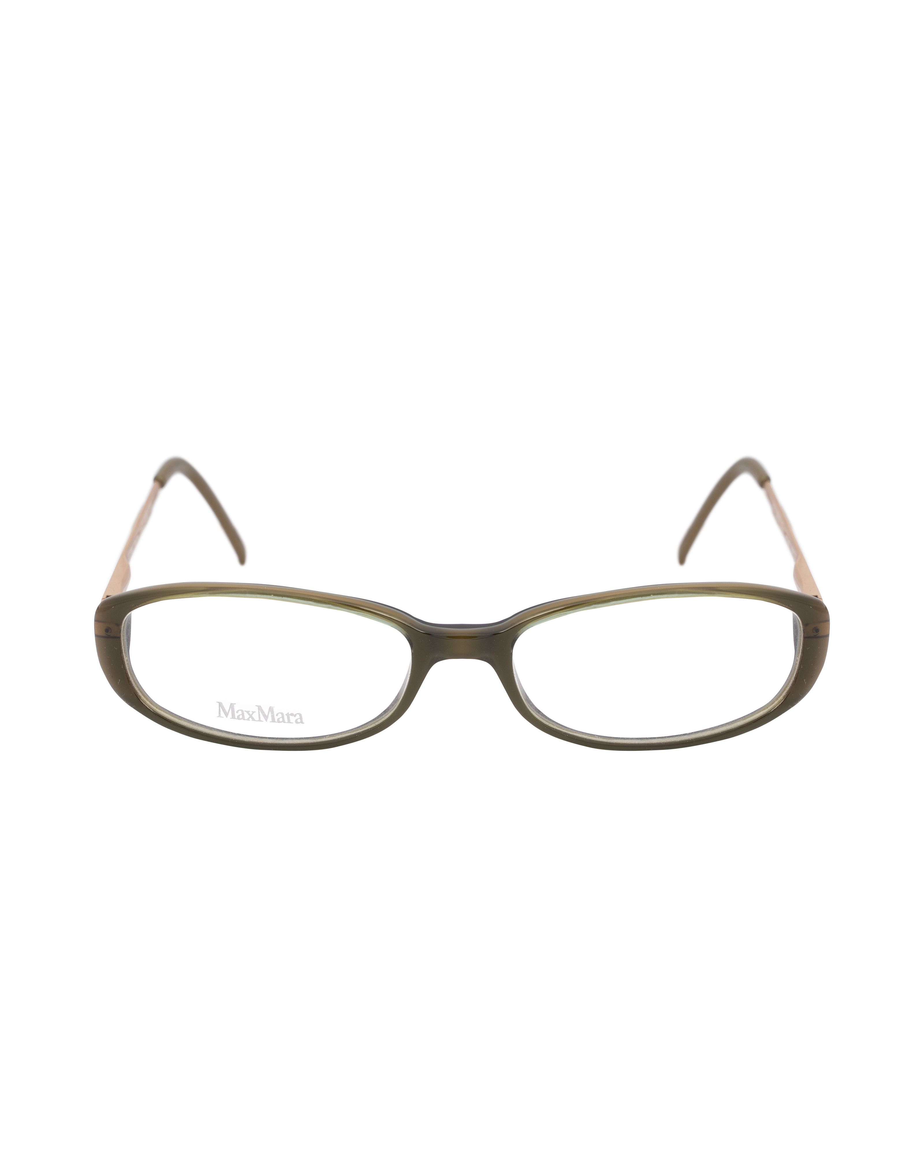 Max Mara Max Mara 00's Green & Gold Round Glasses Size ONE SIZE - 2 Thumbnail