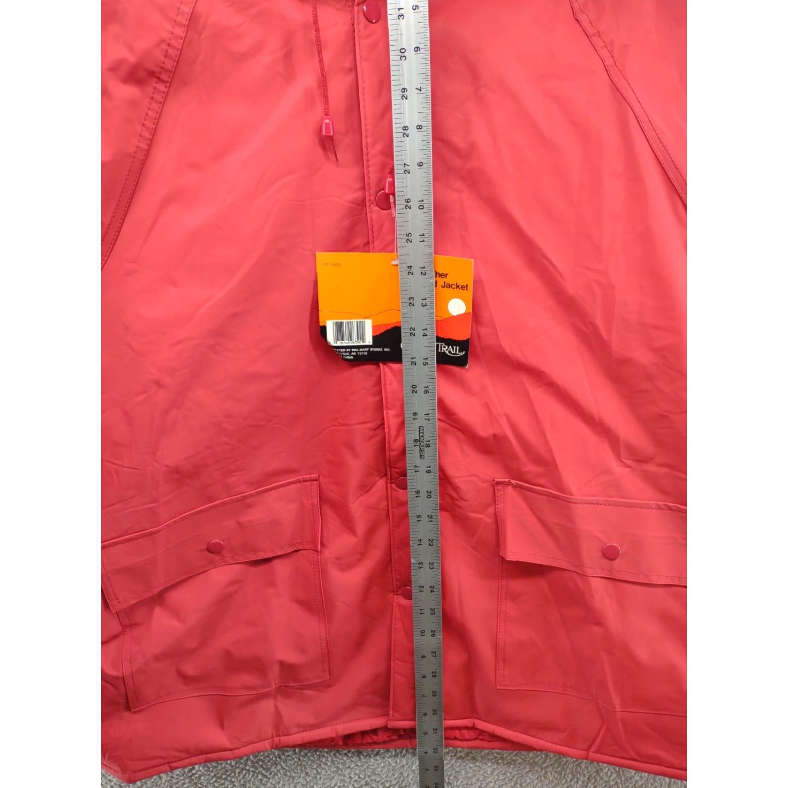 Vintage VINTAGE Ozark Trail Jacket Hoodie Raincoat Insulated Hooded Red XL Men Snap Up New Size XL Size US XL / EU 56 / 4 - 6 Thumbnail