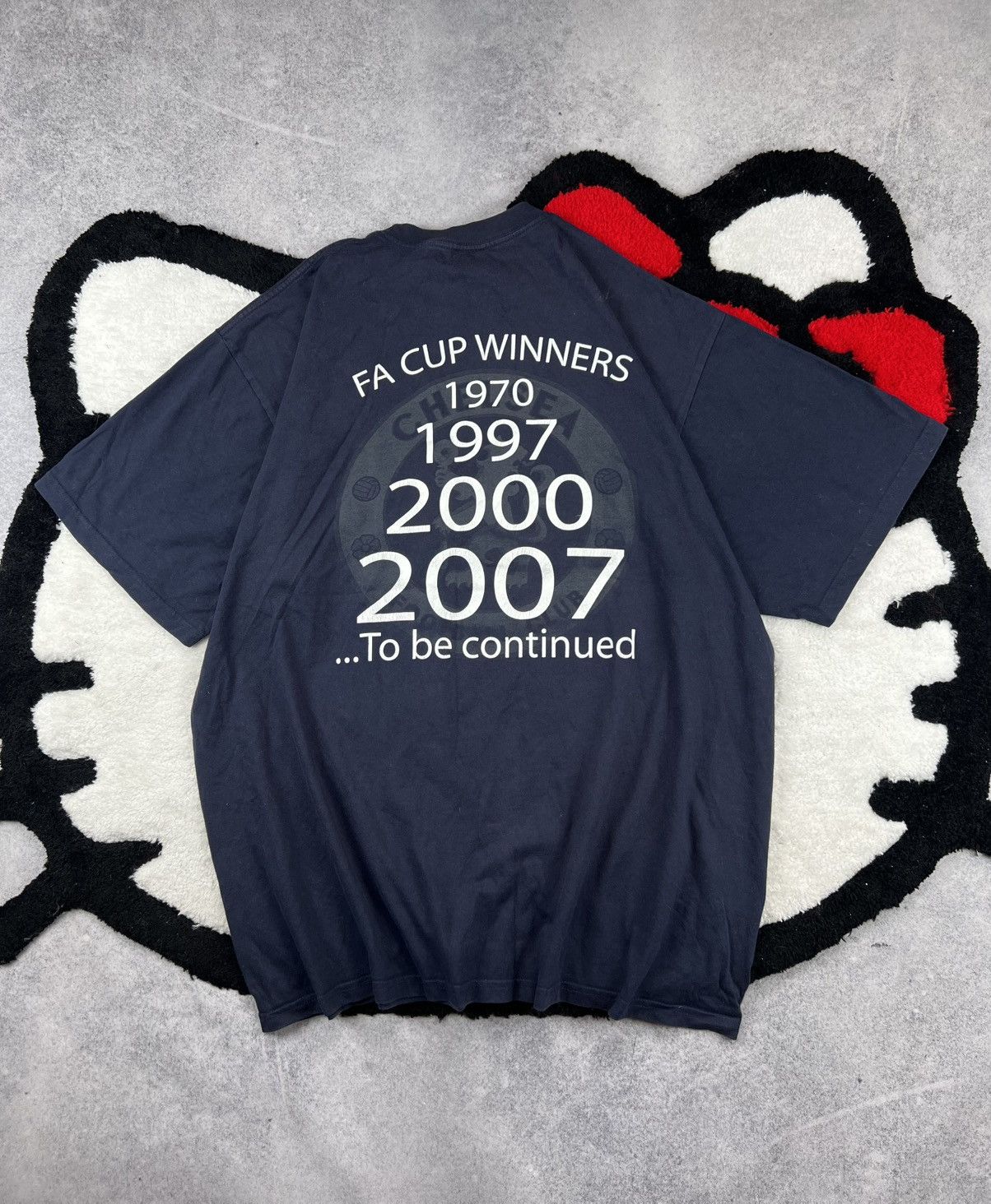 Chelsea Soccer Chelsea Vintage Winners 2007 Football Soccer Y2K Tee Shirt Size US XXL / EU 58 / 5 - 6 Thumbnail
