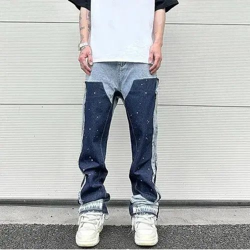 Japanese Brand Rugged Mud Dyed Boot Cut Jeans Size US 30 / EU 46 - 2 Thumbnail