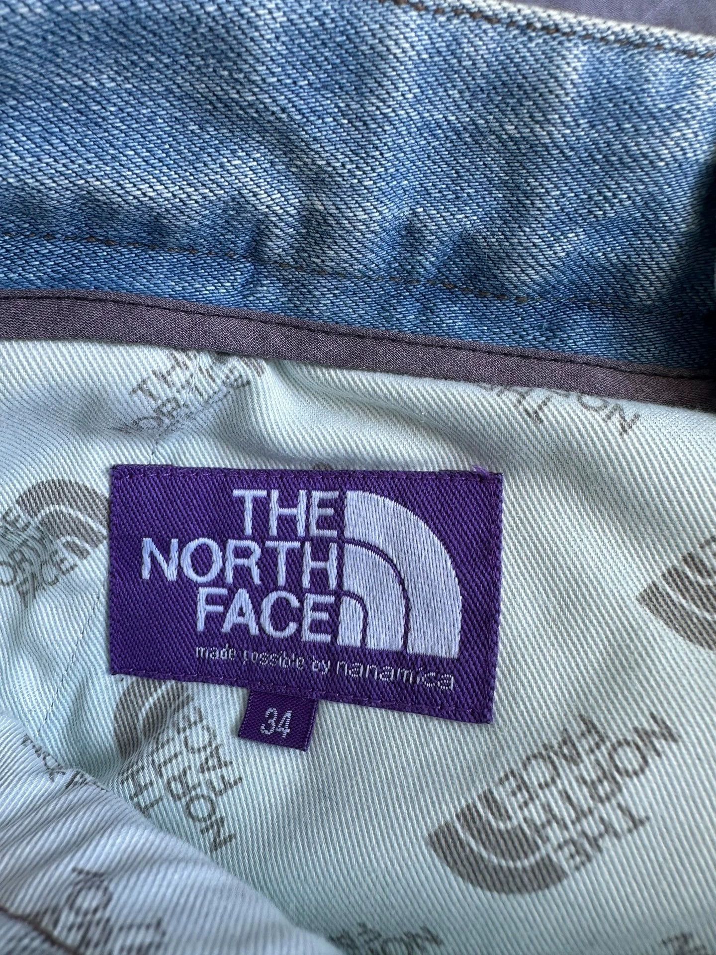 The North Face TNF Purple Label 23ss Light Wash Denim Cargo Short 34 Size US 34 / EU 50 - 4 Thumbnail