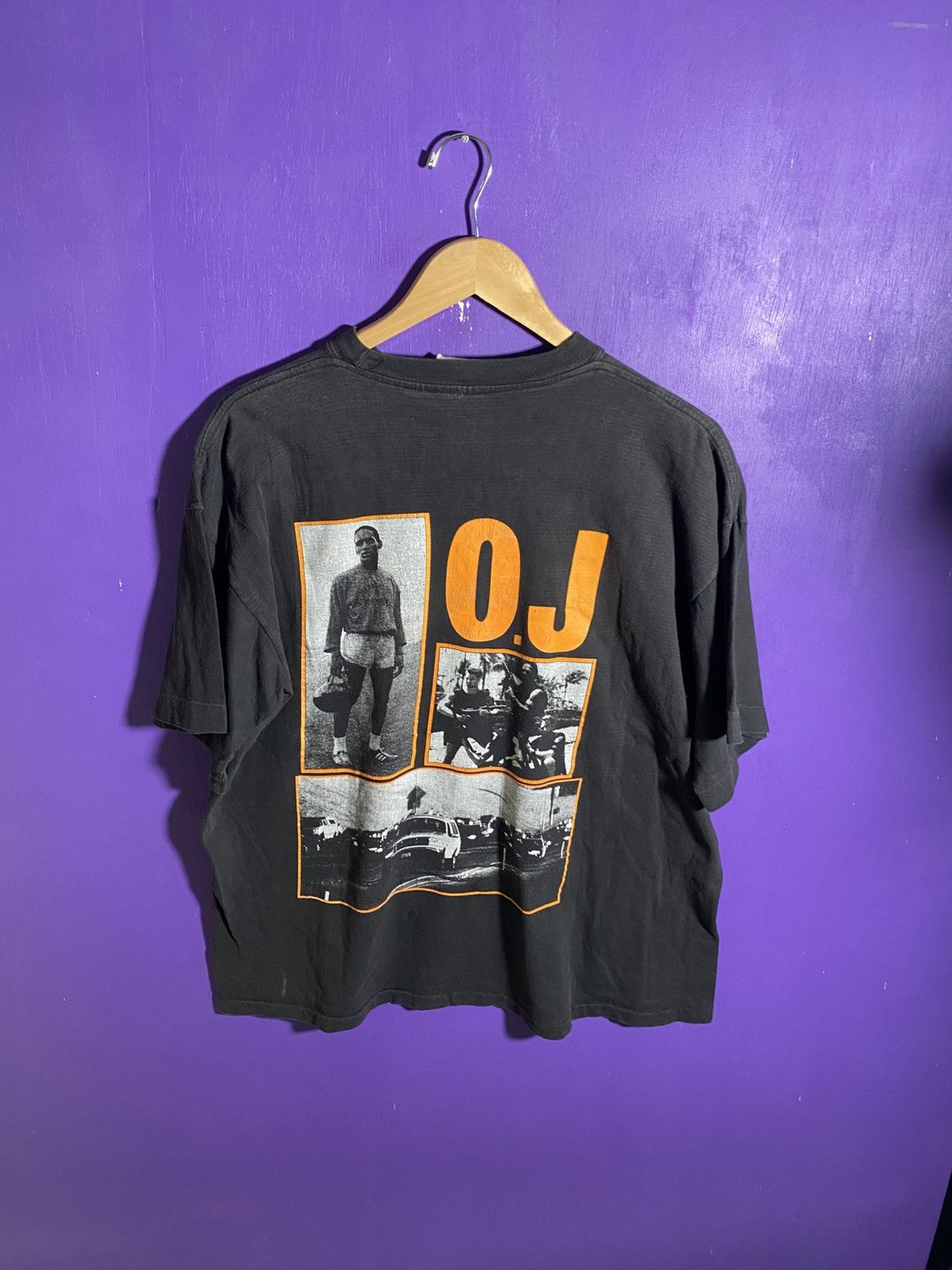Rap Tees × Vintage Vintage 90s OJ Simpson let the jury decide rap tee Size US L / EU 52-54 / 3 - 2 Thumbnail