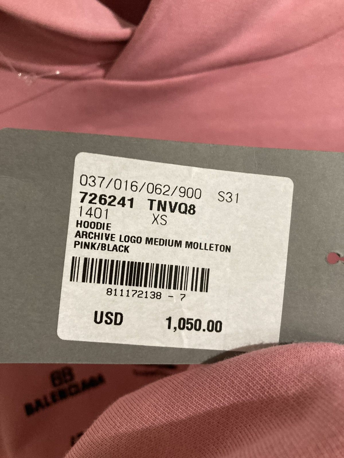 Balenciaga Archive logo Medium Molleton Size US XS / EU 42 / 0 - 6 Thumbnail