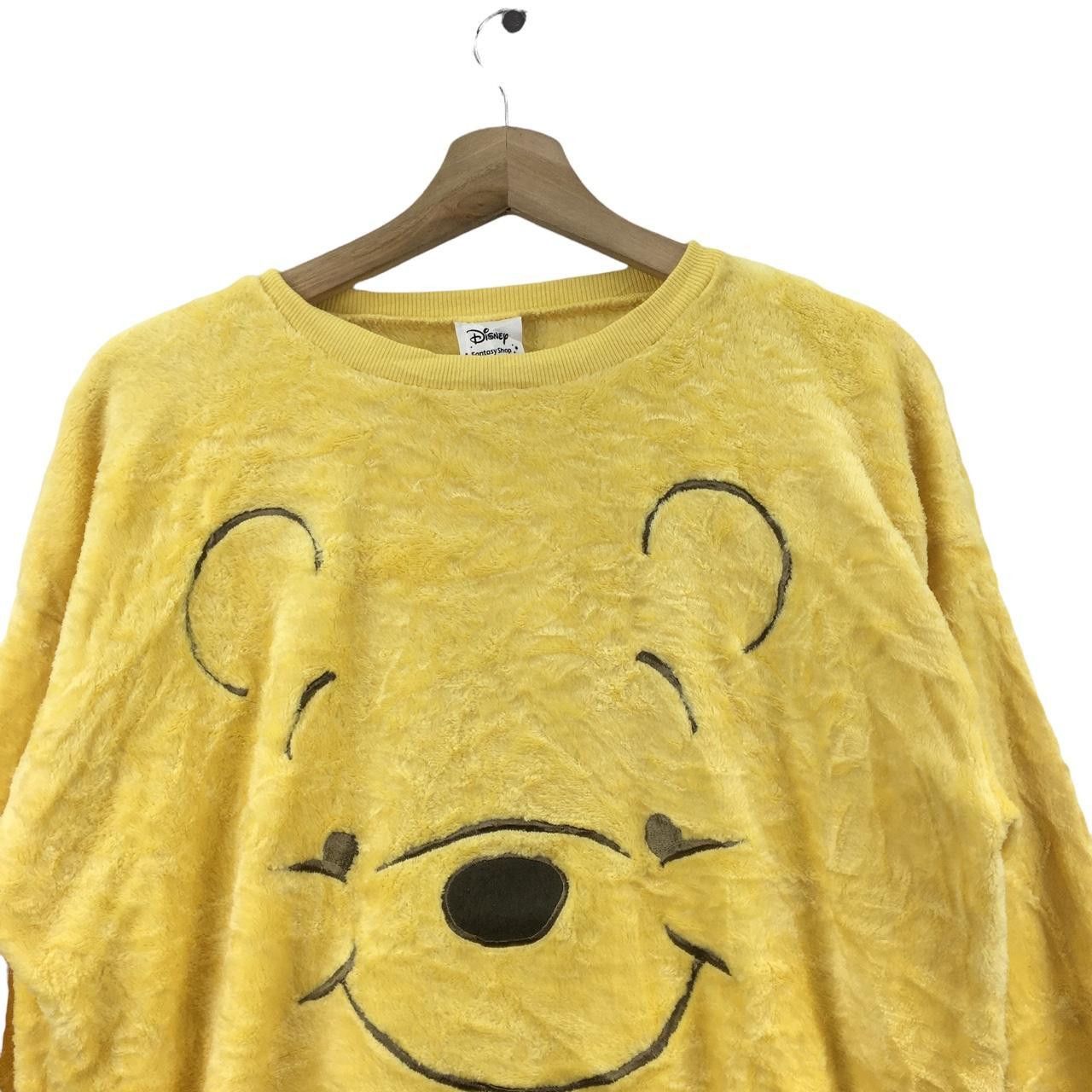 Disney Vtg DISNEY WINNIE The POOH Smiley Face Fleece Sweatshirt Size M / US 6-8 / IT 42-44 - 2 Thumbnail