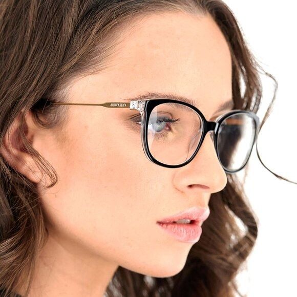 Jimmy Choo Jimmy Choo JC302 07T3 00 Eyeglasses 53mm Size ONE SIZE - 3 Thumbnail
