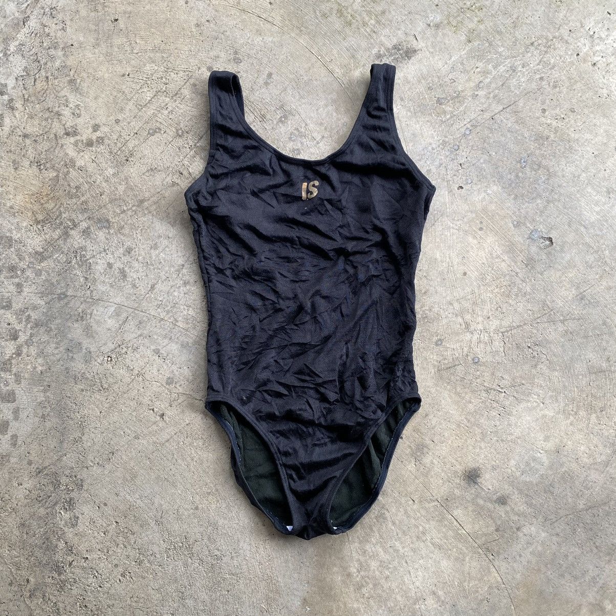IS Issey Miyake Black Swimsuit