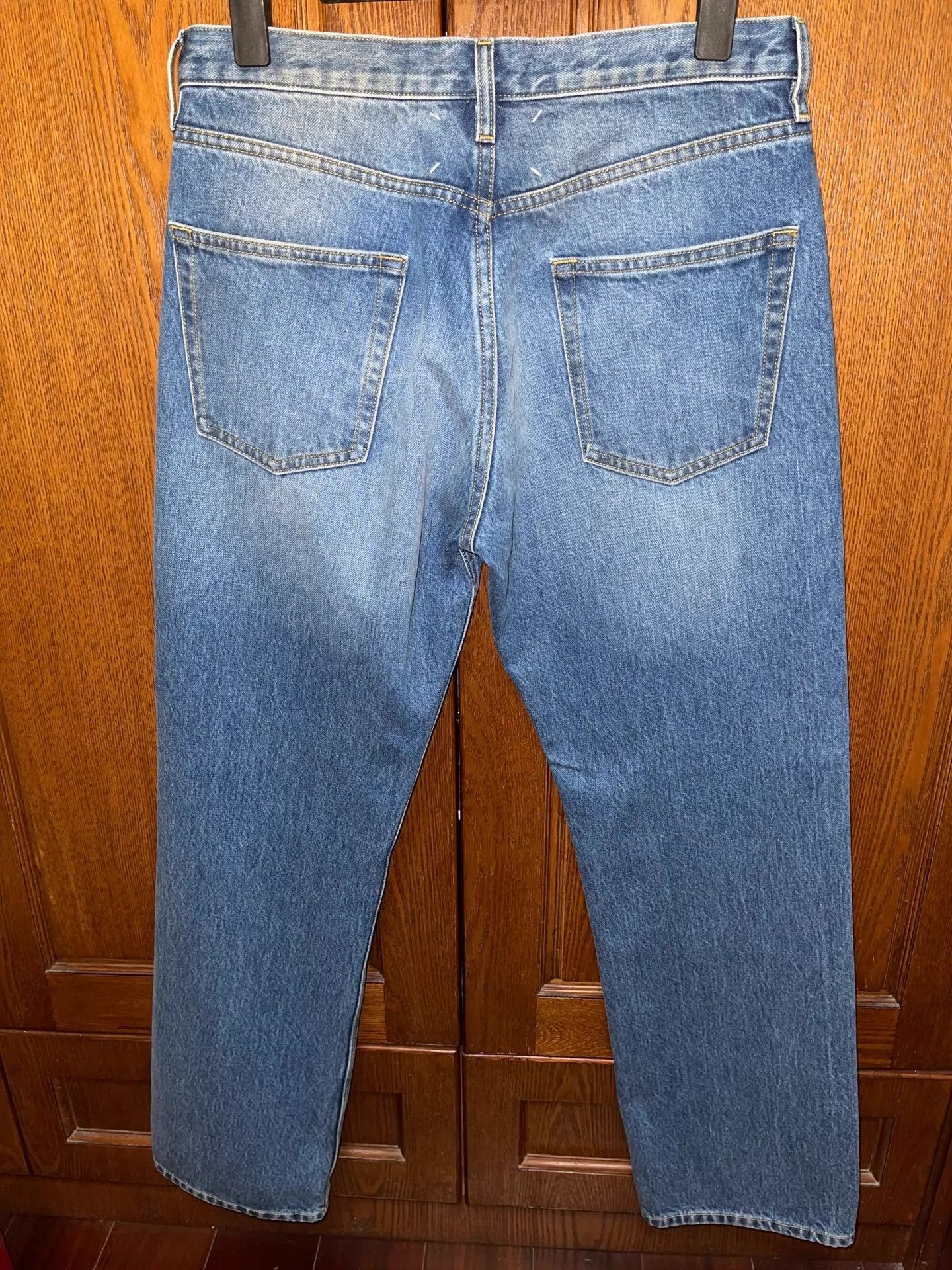 Maison Margiela Maison Margiela Straight Leg Blue Jeans 31 Size US 31 - 3 Thumbnail