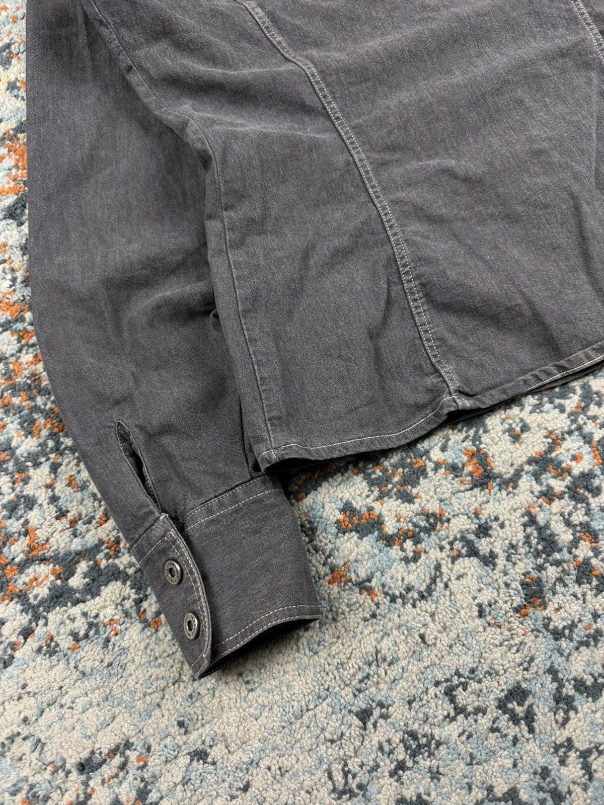 Versace Jeans Couture Vintage 90s Versace Jeans Couture denim cowboy shirt western Size M / US 6-8 / IT 42-44 - 9 Thumbnail