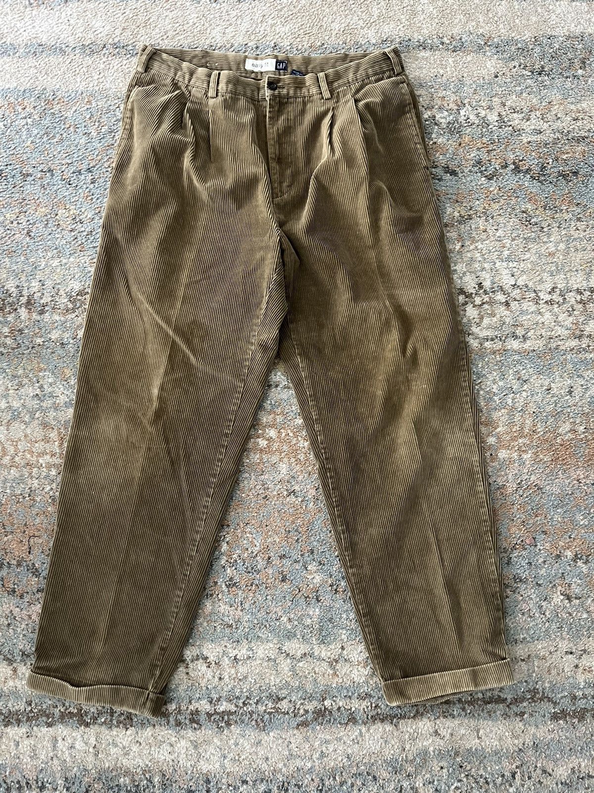 Gap × Vintage VTG gap corduroy brown skate pants 36 Size US 36 / EU 52 - 1 Thumbnail