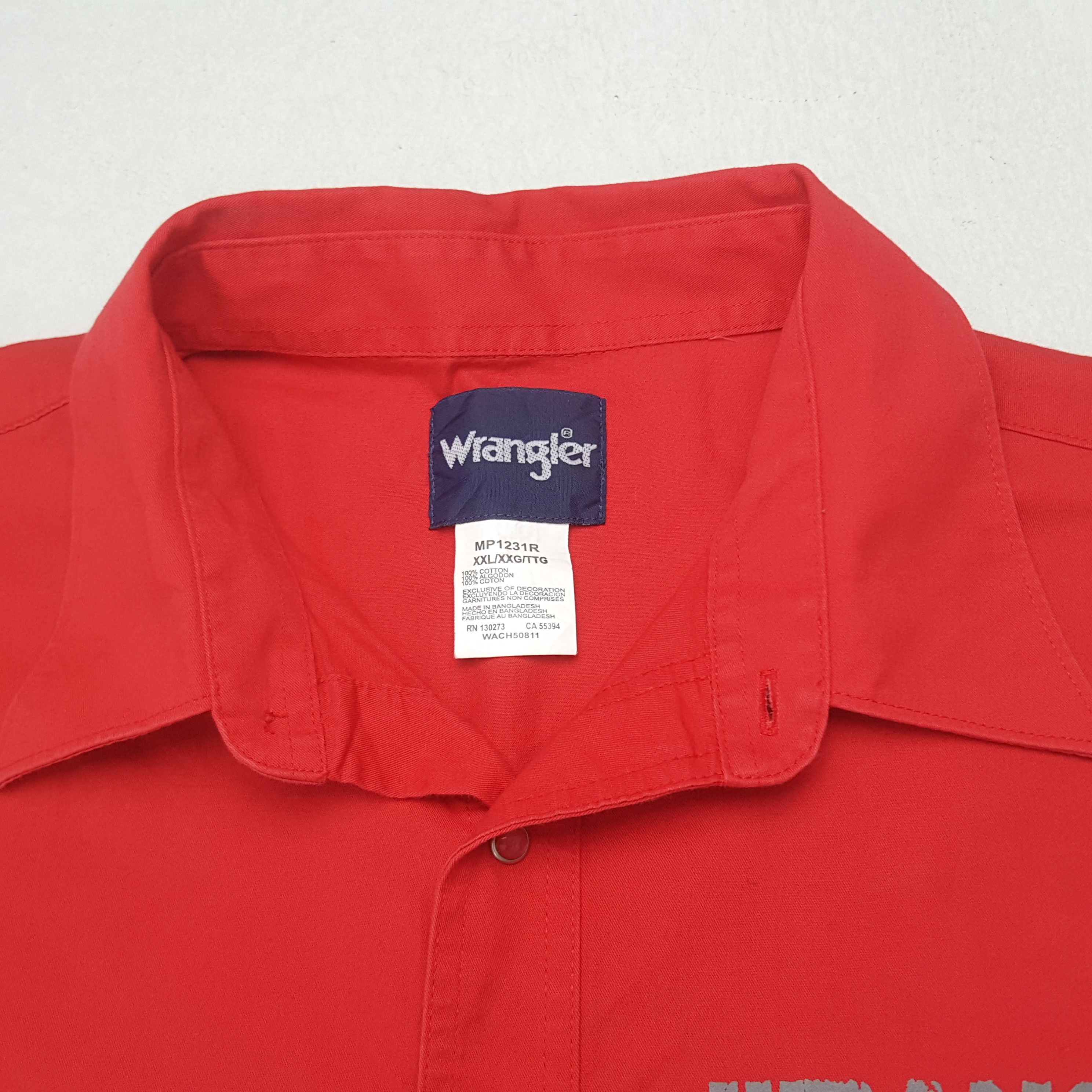 Japanese Brand × Vintage × Wrangler Vintage Wrangler Japan Worker Button Up Shirt C276N61 Size US XXL / EU 58 / 5 - 5 Thumbnail