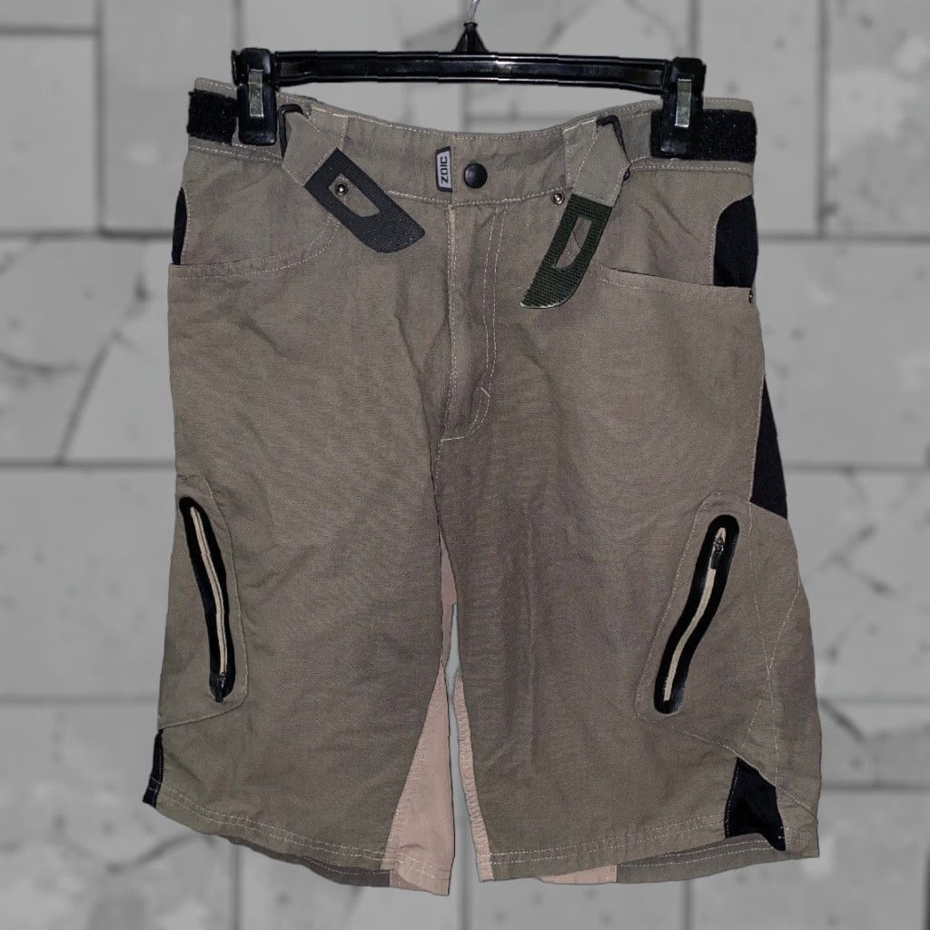 Vintage Zoic Mens Green Hiking Style Shorts Size 29 Regular Athletic Solid Men Sports Size US 29 - 1 Thumbnail