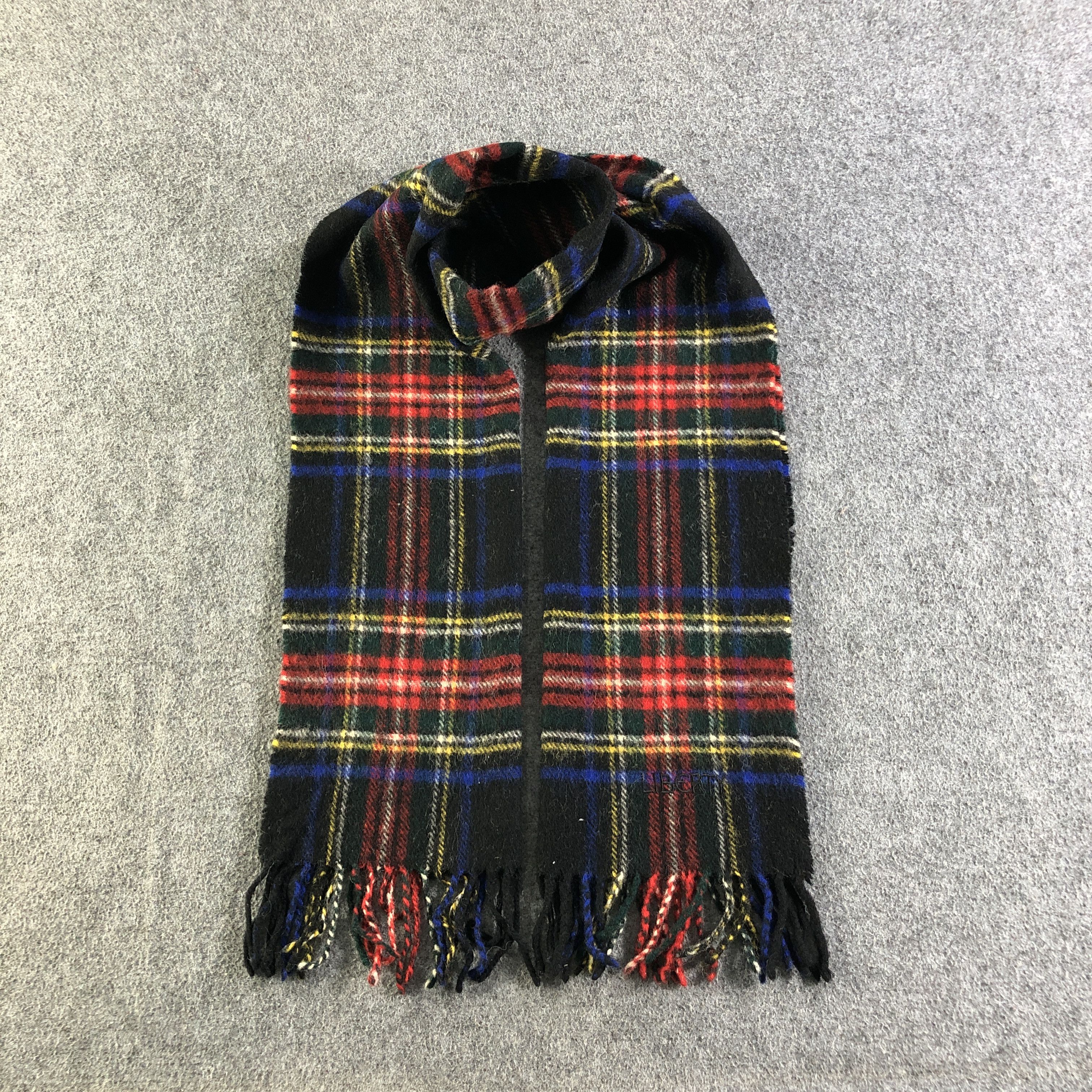 Liberty Liberty Tartan Wool Scarf Muffler Neckwear V2762 Size ONE SIZE - 1 Thumbnail
