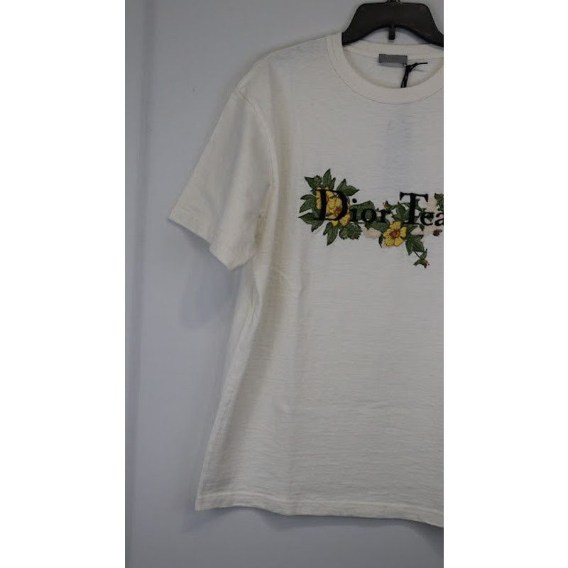 DENIM TEARS × Dior o1rshd1 Q:2 / M. C&S Top Waist T-Shirt Tee in Ivory Size US XL / EU 56 / 4 - 4 Thumbnail