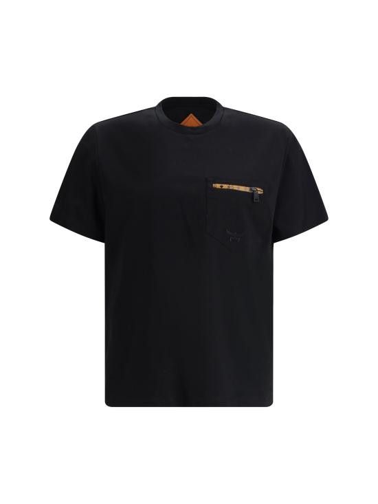 MCM MCM Men T-Shirts MHTFSMM05 BK BLACK Size US S / EU 44-46 / 1 - 1 Thumbnail