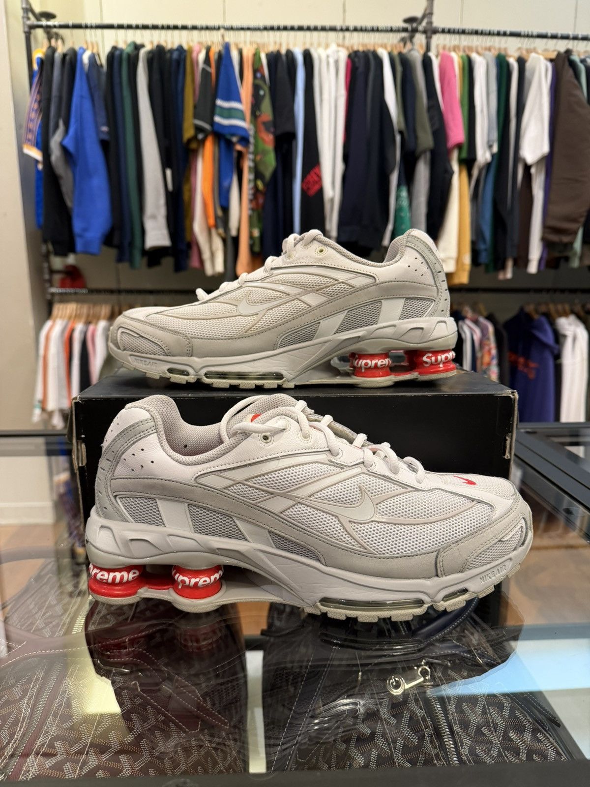 Nike × Supreme Nike Shox Ride 2 SP 'Supreme White Size US 10 / EU 43 - 1 Thumbnail