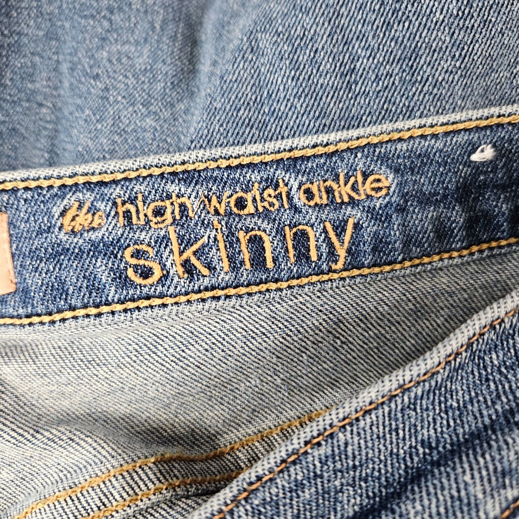 7 For All Mankind 7 For All Mankind Womens Luxe Vintage High Waist Ankle Skinny Jeans Sz 32 Blue Size 24" / US 00 / IT 34 - 7 Thumbnail