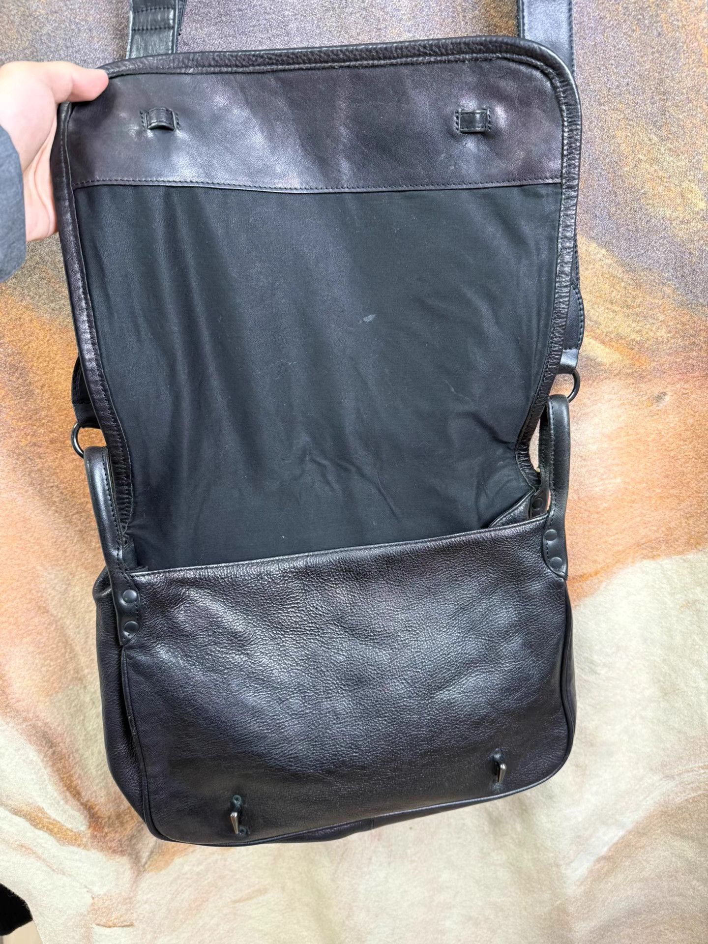Yohji Yamamoto Yohji Yamamoto Pour Homme Cowhide Messenger Bag K20 Size ONE SIZE - 4 Thumbnail