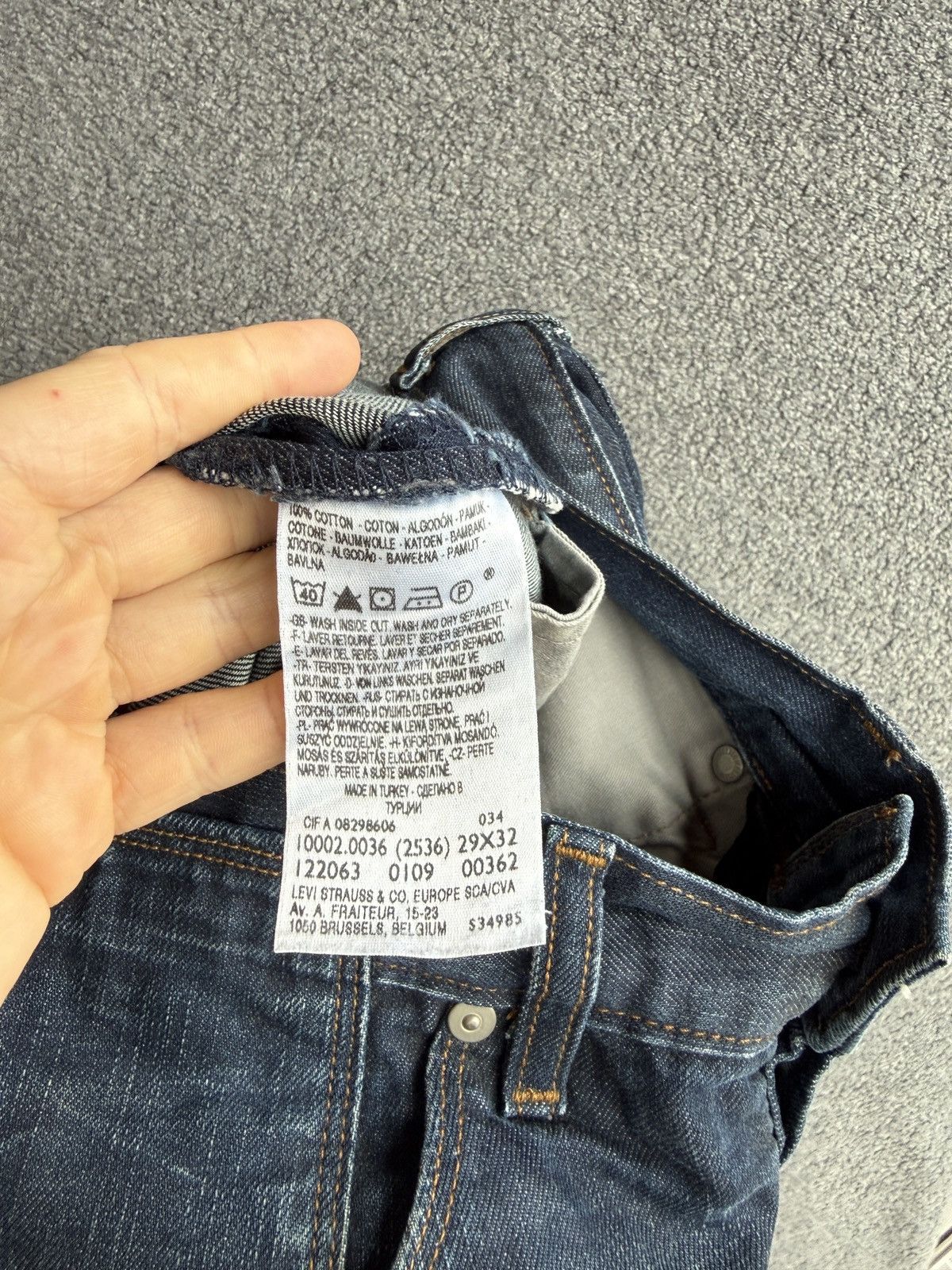 Levi's Vintage Clothing Vintage Levi’s Engineered 10TH Year Special Edition Jeans Size US 29 - 8 Thumbnail