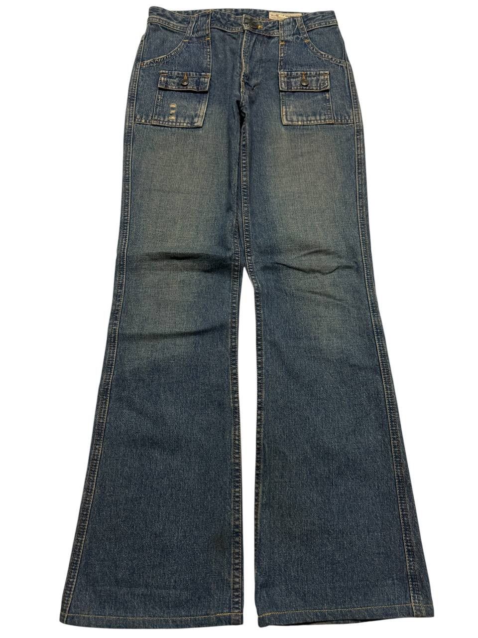 Vintage 💥Vintage💥90s Valman Bushpants Flared Mudwash Distressed Size US 26 / EU 42 - 1 Thumbnail