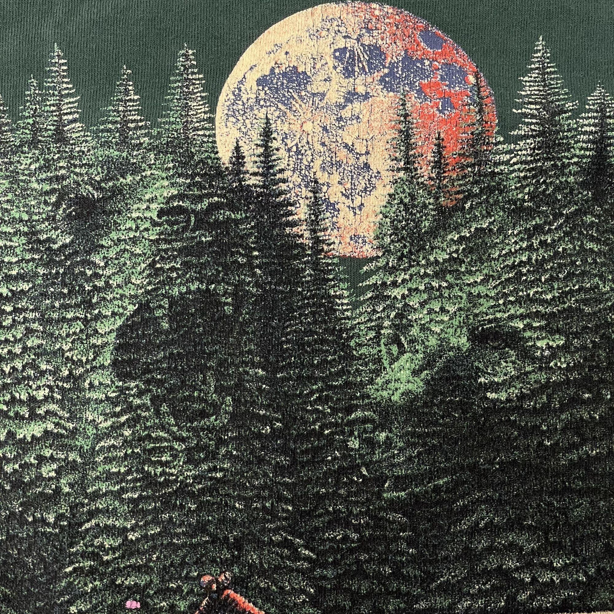 Other Vtg Habitat XCII Green FOREST NATIVE AMERICAN CHIEF T Shirt Size US XL / EU 56 / 4 - 4 Thumbnail