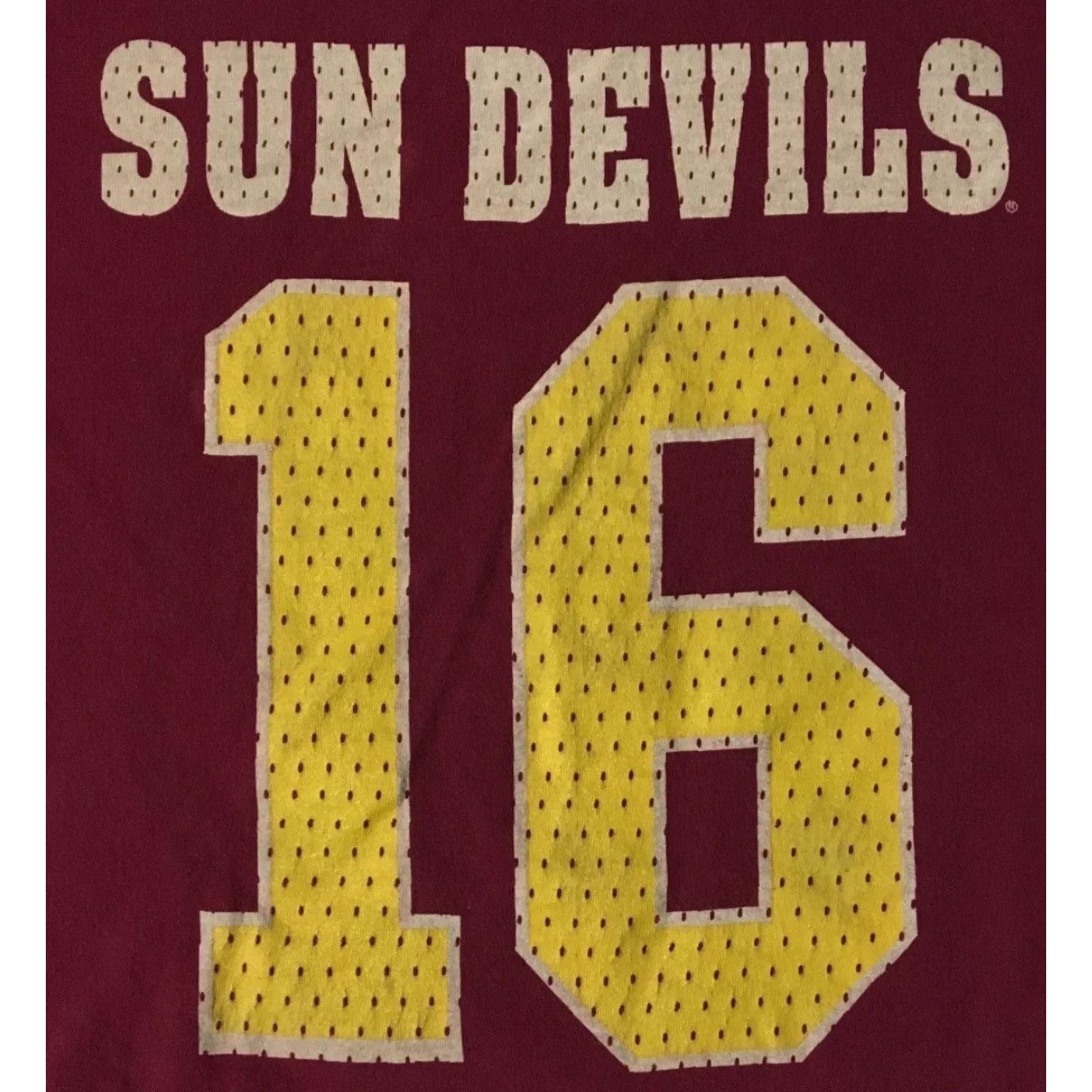 Vintage VINTAGE ASU Rose Bowl Shirt 2XL Red 90s 80s Single Stitch College Track PE Grunge Sun Devils Men Size US XXL / EU 58 / 5 - 5 Thumbnail