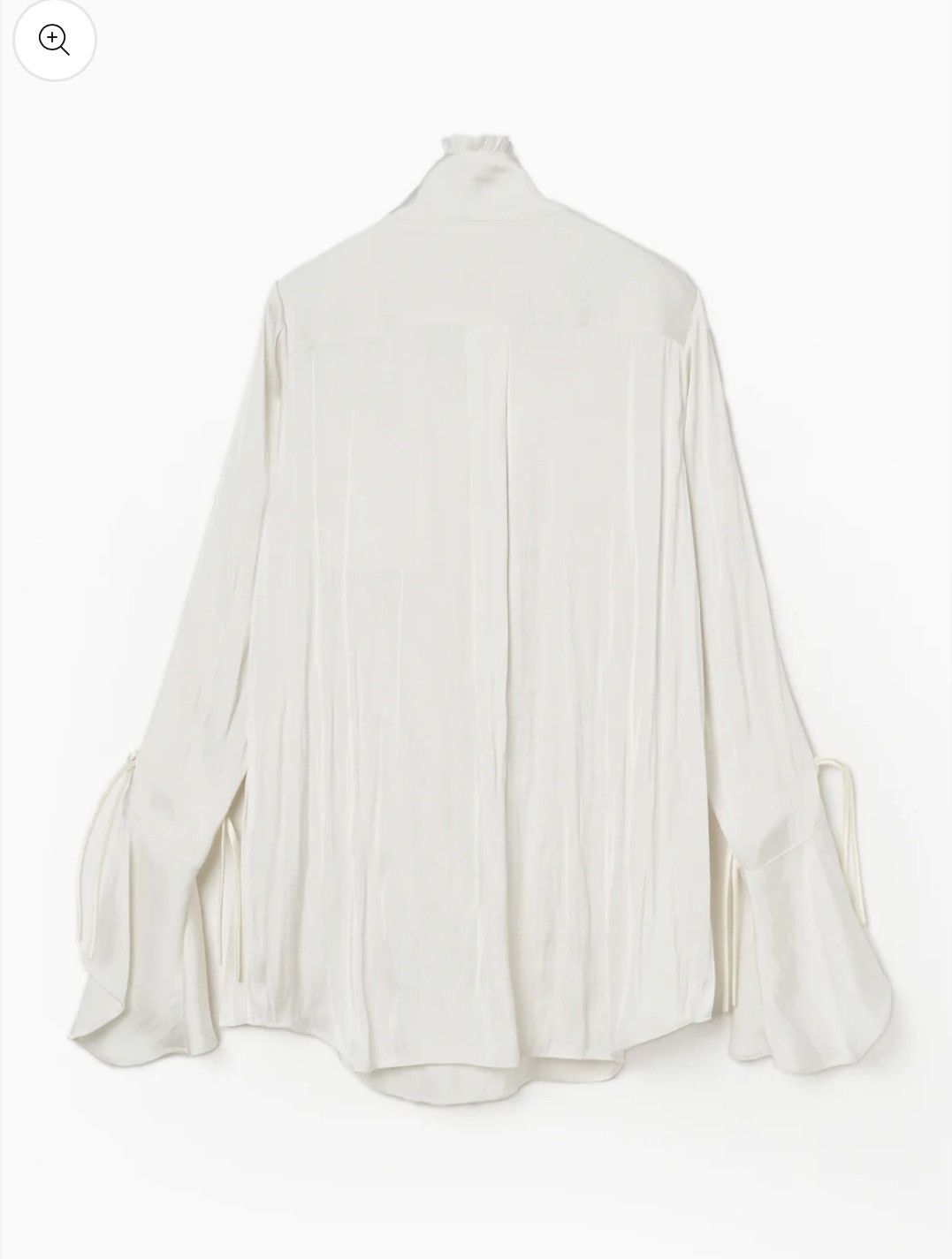 Japanese Brand Tanaka Daisuke front tuck china button blouse Size M / US 6-8 / IT 42-44 - 3 Thumbnail