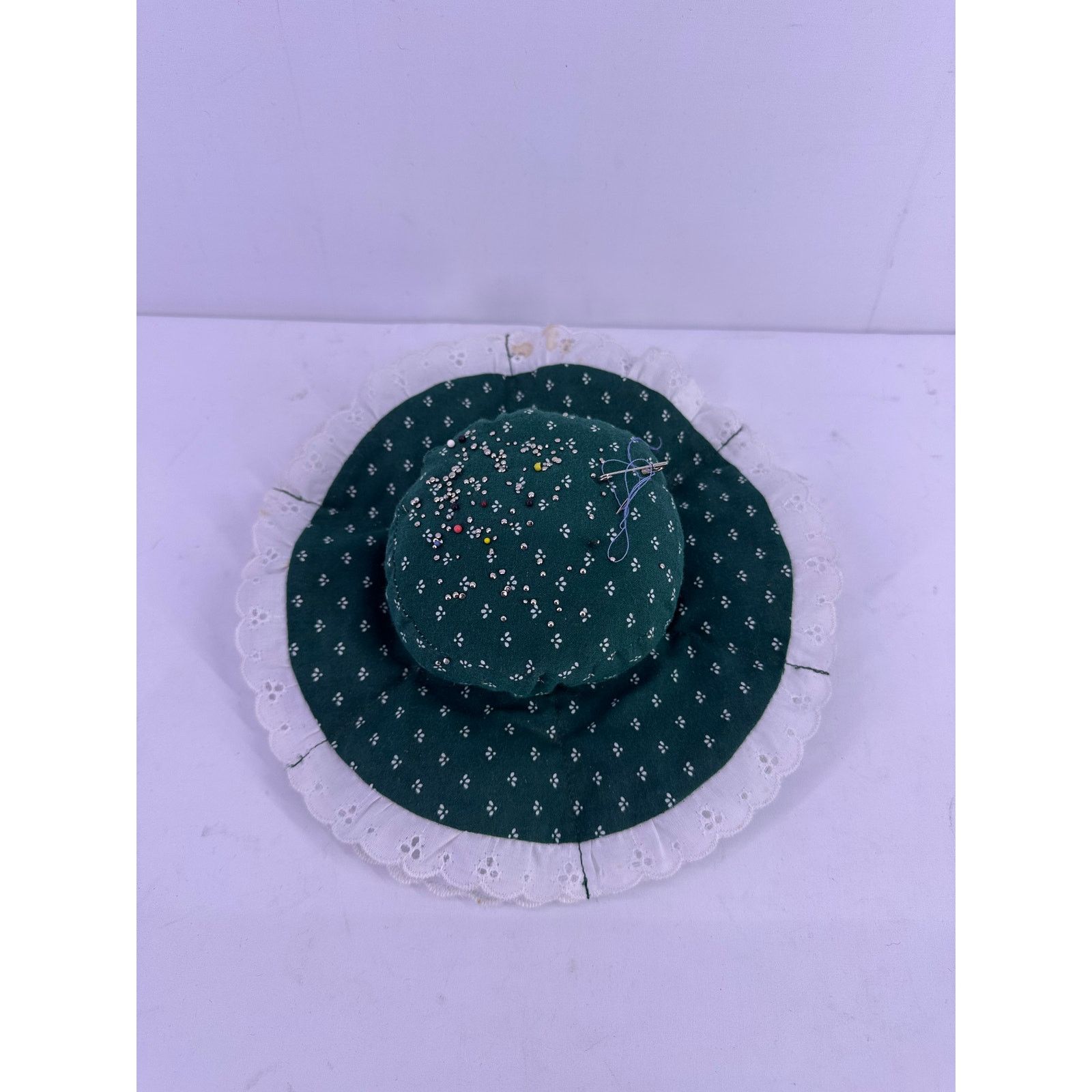 & Other Stories Vintage hand made Green Polka Dot Pin Cushion Size ONE SIZE - 4 Thumbnail