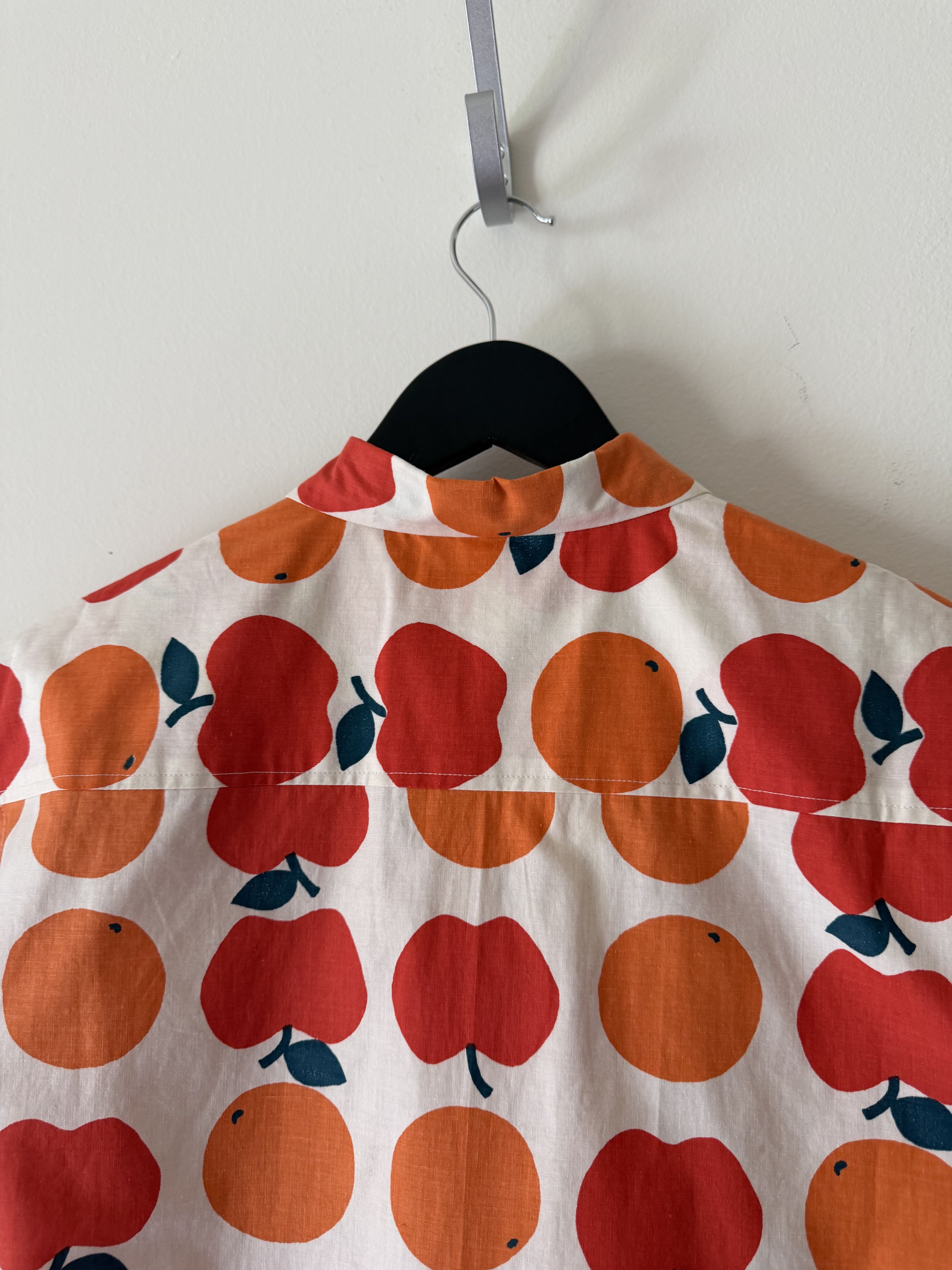 Bode Bode One Of A Kind Tablecloth Shirt in White Orange Size US S / EU 44-46 / 1 - 6 Thumbnail