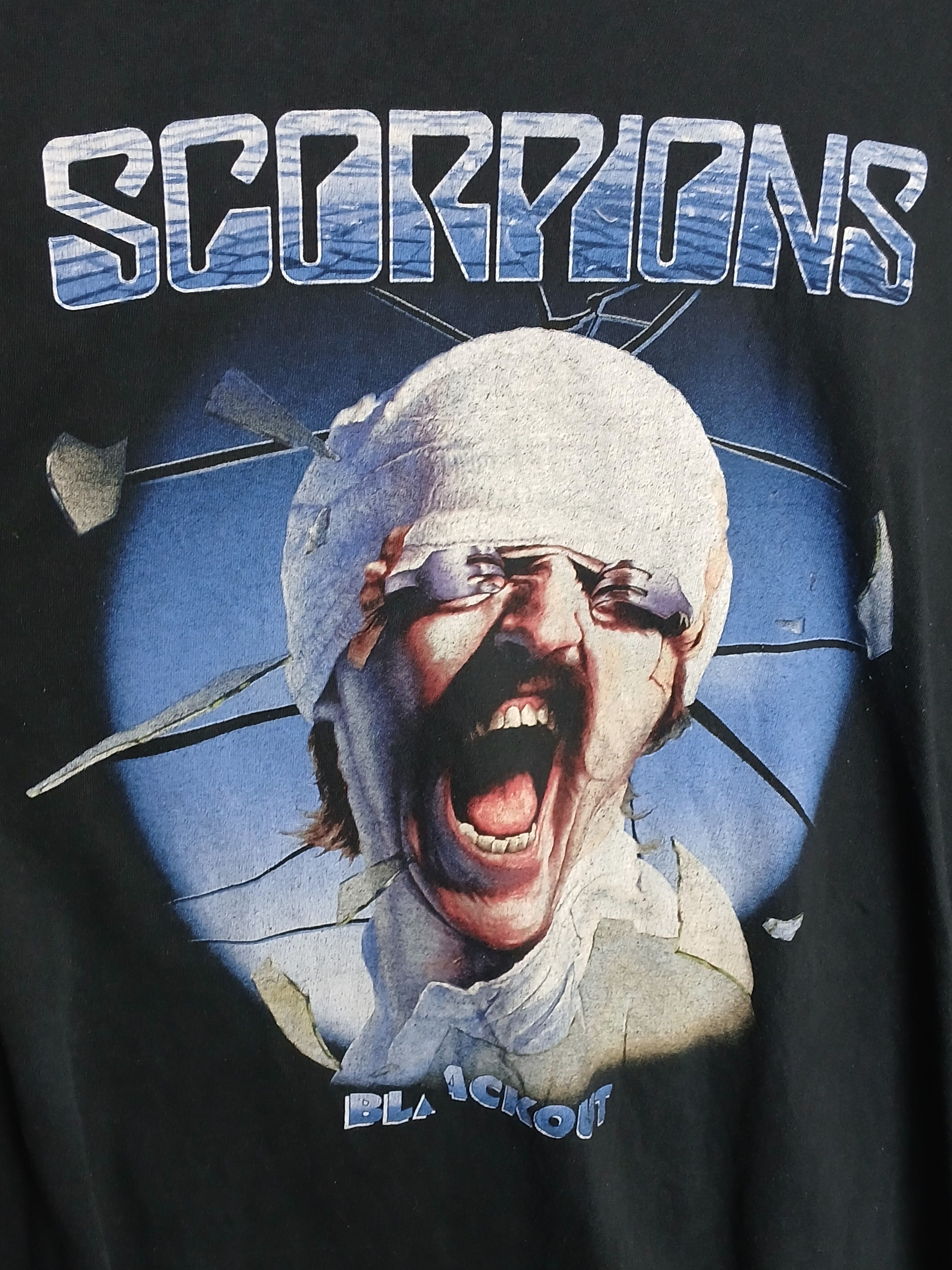 Band Tees Scorpions Blackout T-Shirt Size US L / EU 52-54 / 3 - 3 Thumbnail