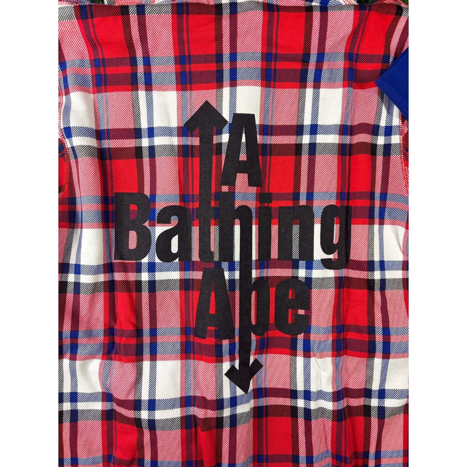 Bape Bape London Plaid Check Wide Pullover Hoodie Size Medium Size US M / EU 48-50 / 2 - 8 Thumbnail