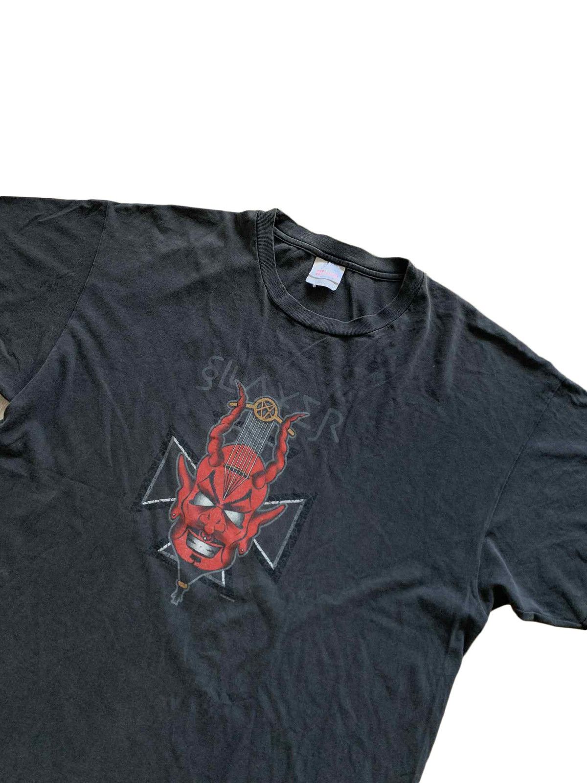 Band Tees Vintage 90s Slayer Band Diabolus In Musica 1998 T shirt Size US XL / EU 56 / 4 - 2 Thumbnail