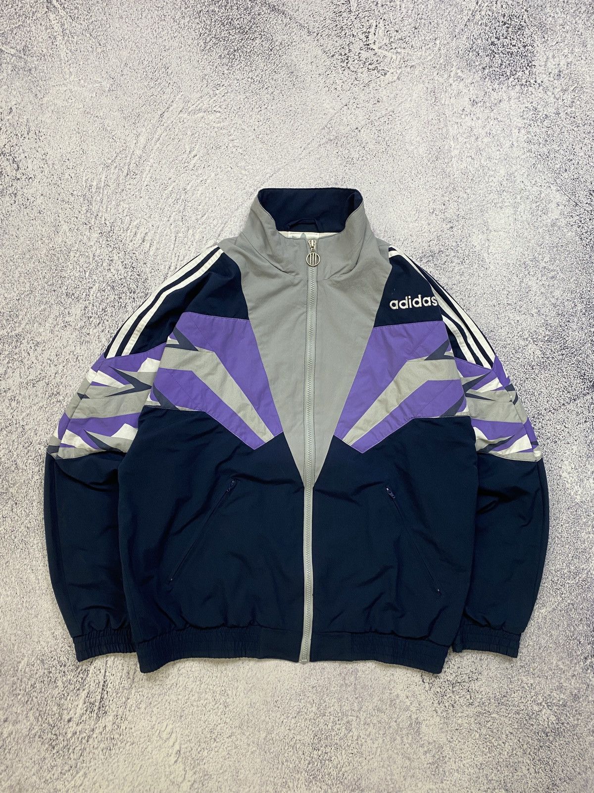 Adidas × Vintage Vintage 90s Adidas Y2K Retro Hype Nylon Track Suit Size US M / EU 48-50 / 2 - 4 Thumbnail